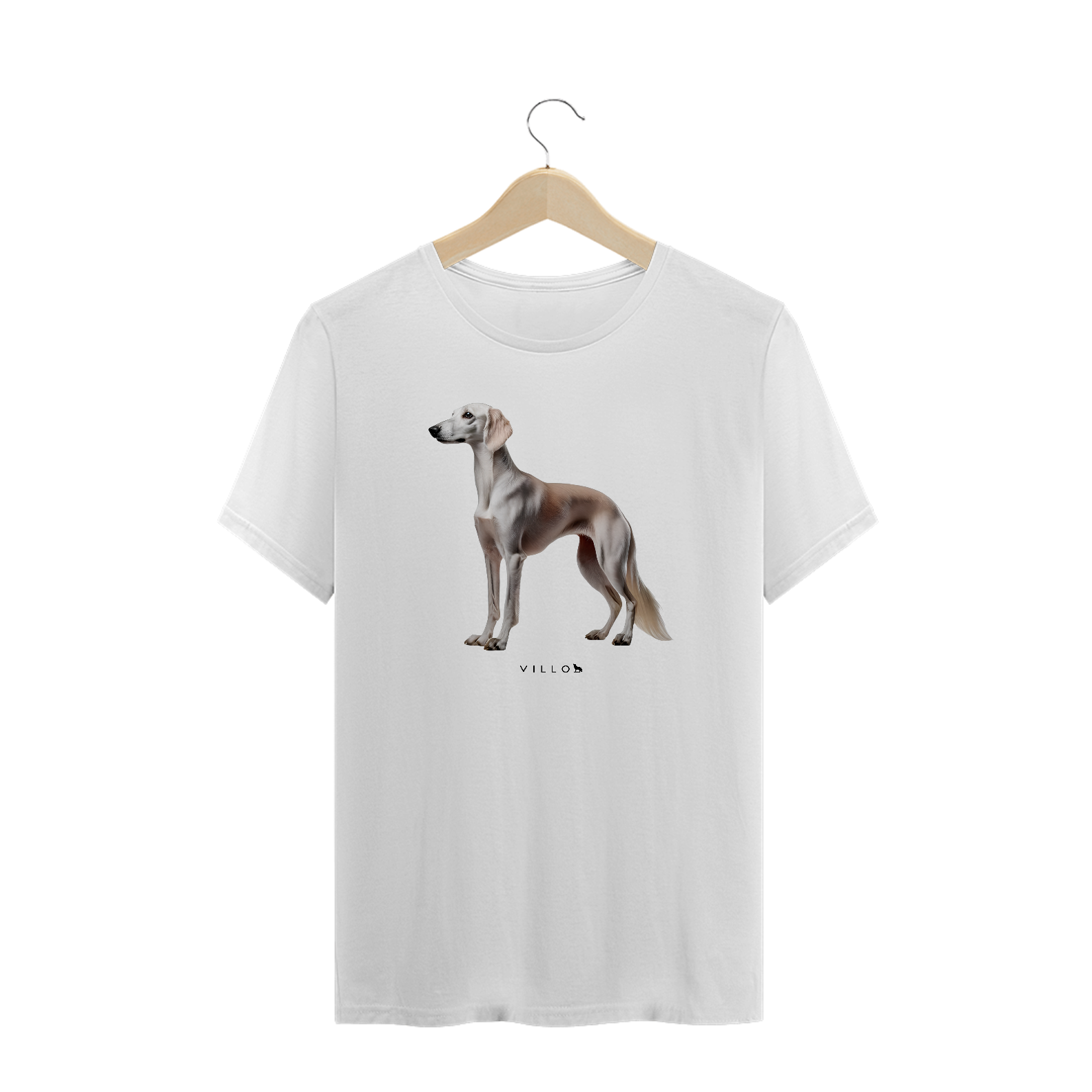 Camiseta Confort Saluki pelo curto Plus Size