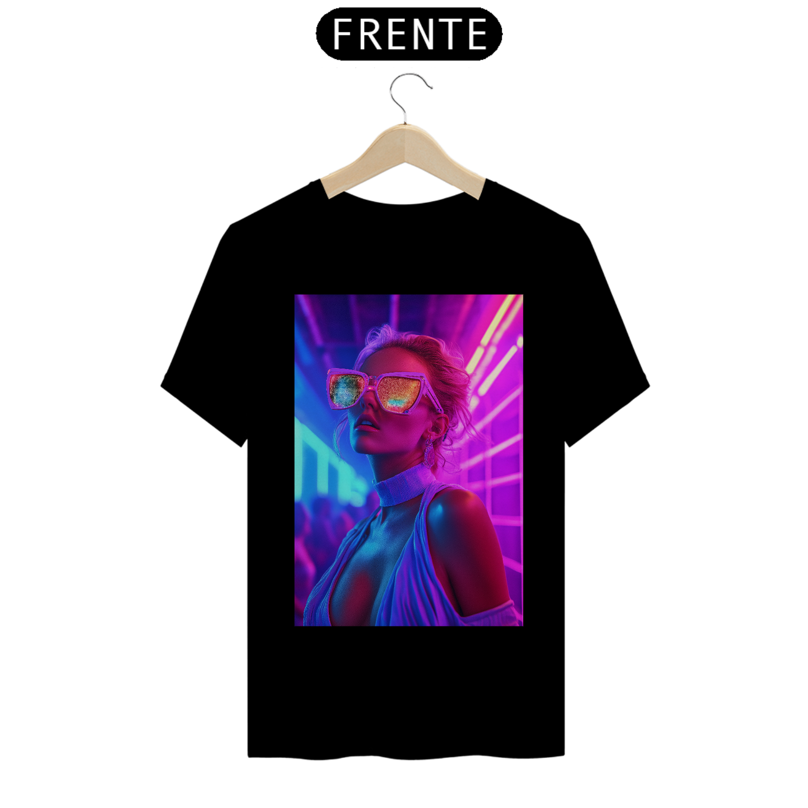 Camiseta Básica unissex em Algodão estampa Garota - #24016