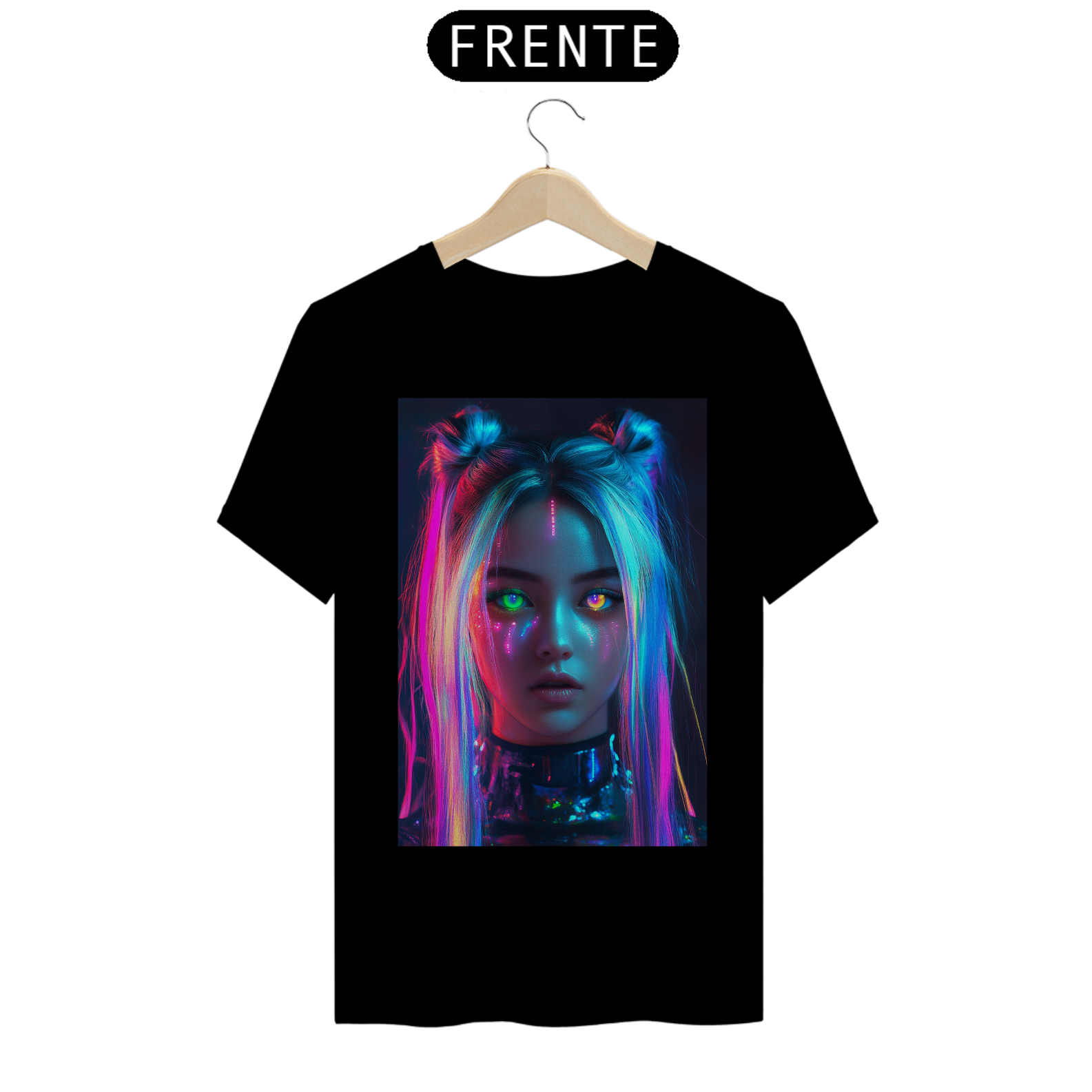 Camiseta Básica unissex em Algodão estampa Garota - #24002