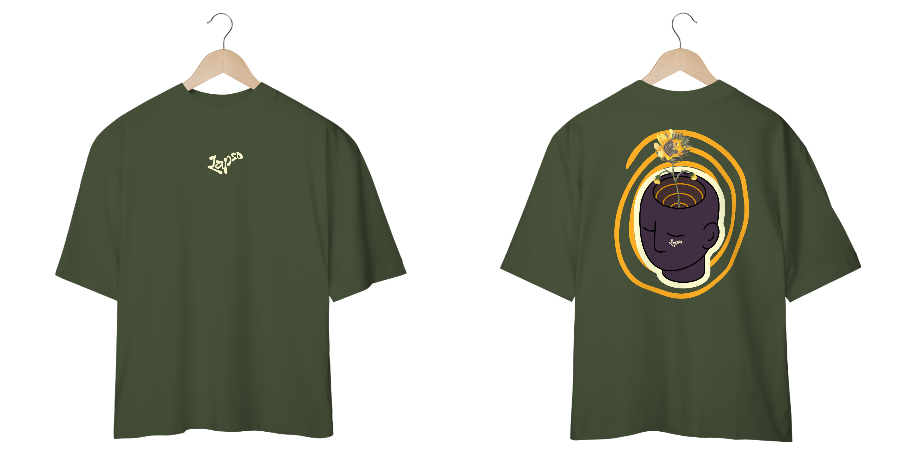 Ideias Que Brotam - Oversized Verde Musgo 