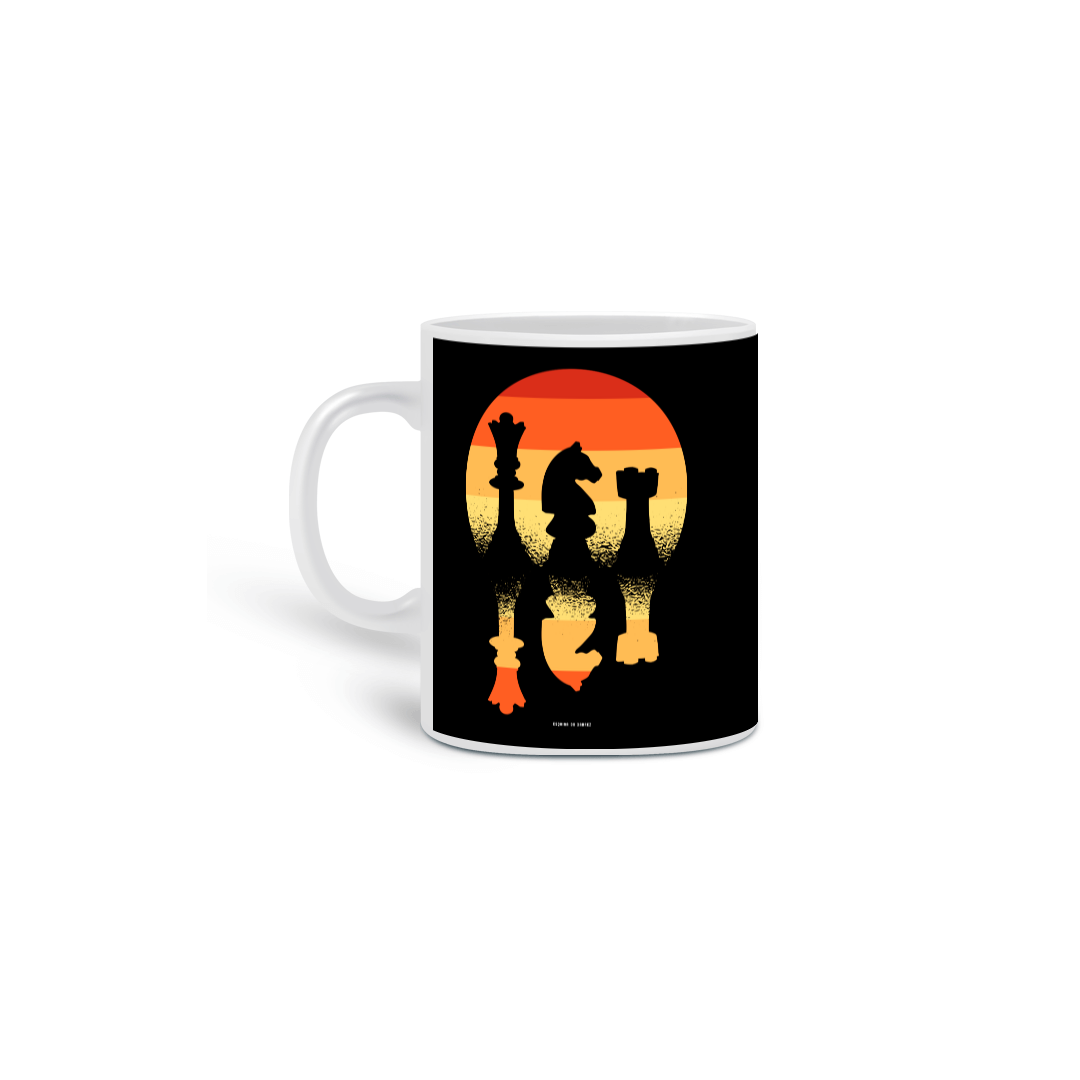 Vintage Chess Sunset
