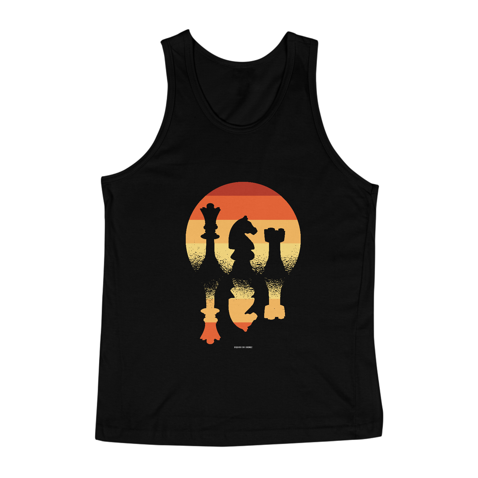 Vintage Chess Sunset