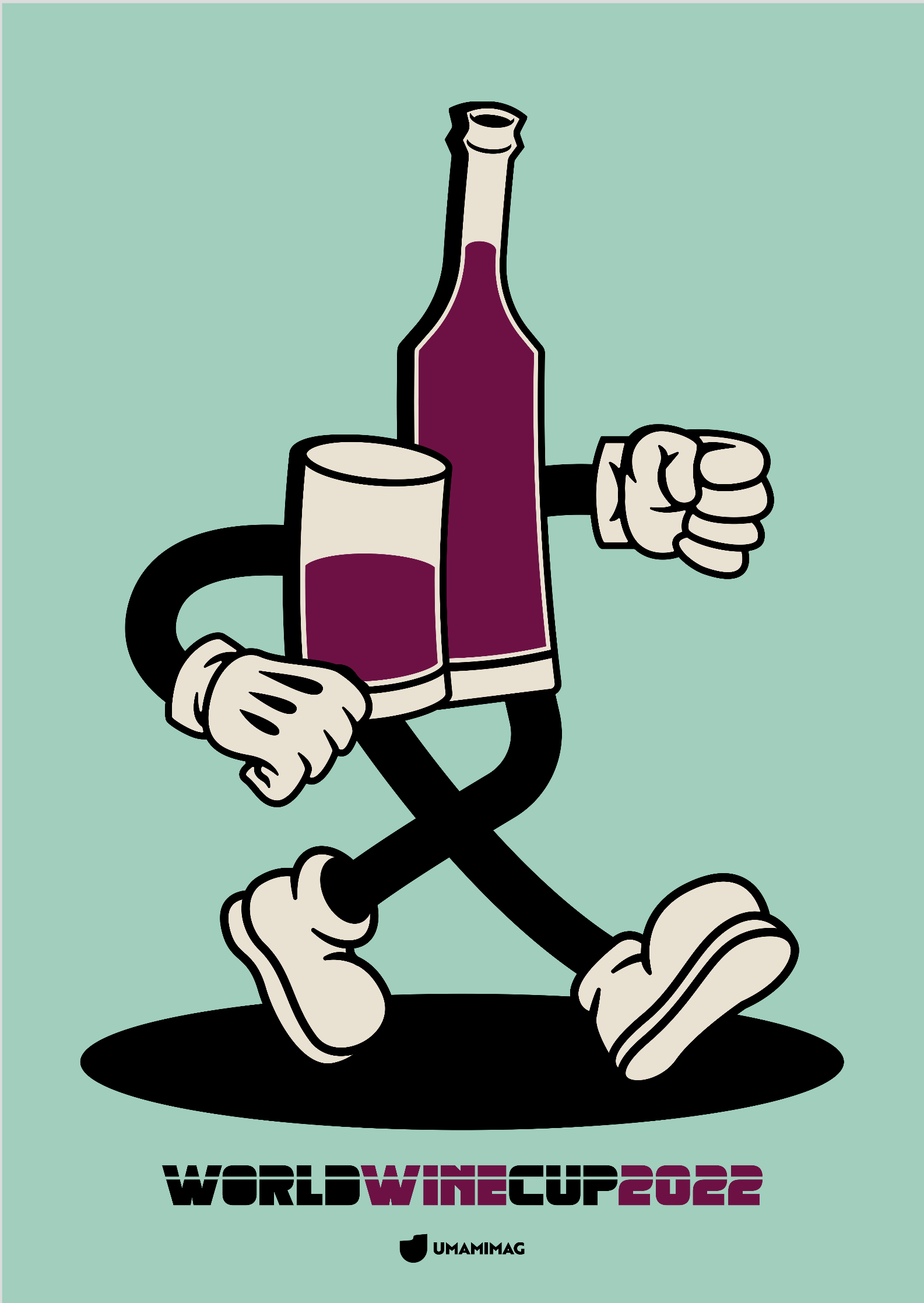 Poster World Wine Cup  42l x 59,4a - A2