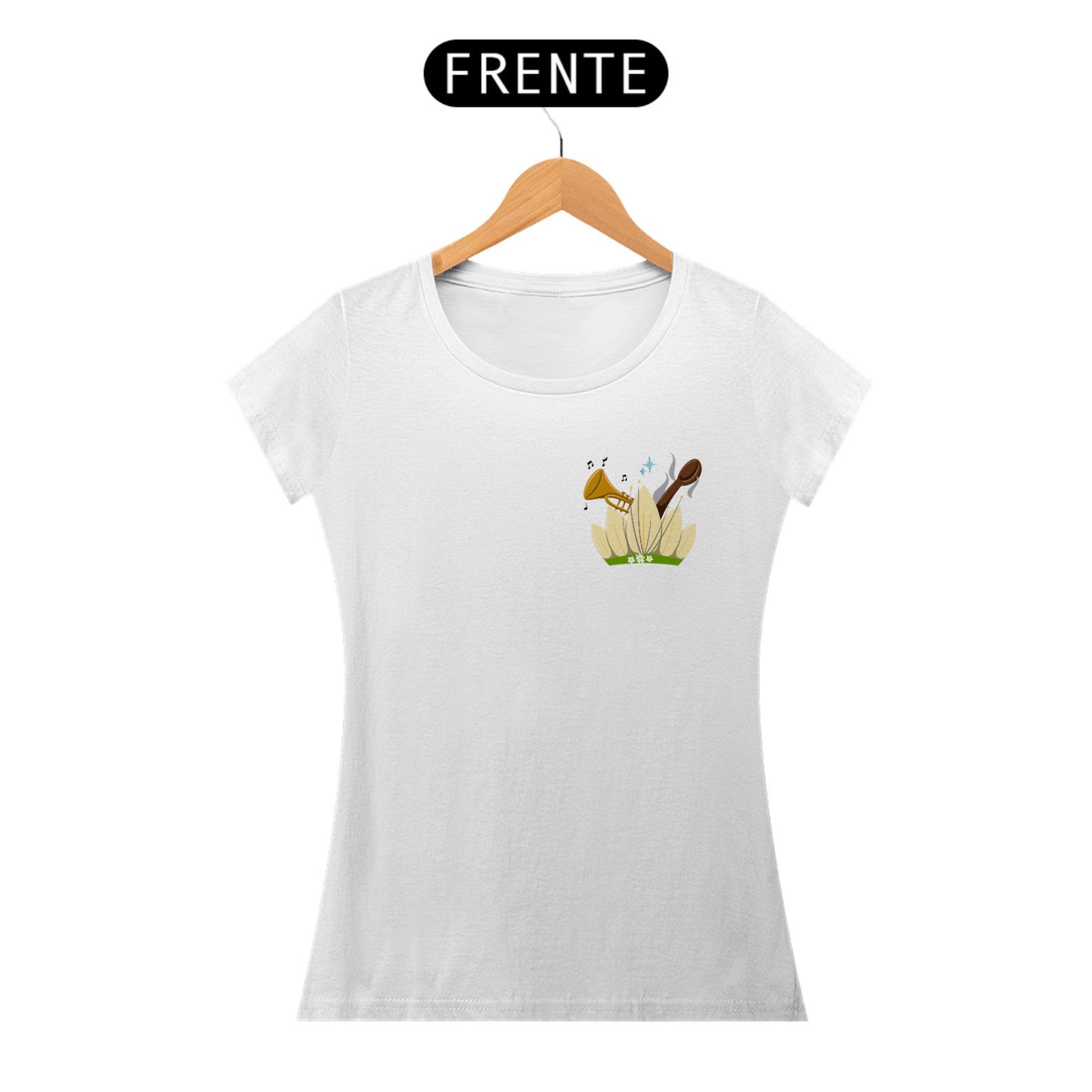 Camiseta Baby Look (Baby Long) Princesa Tiana - Estampa Exclusiva Geek | 100% Algodão | CVS