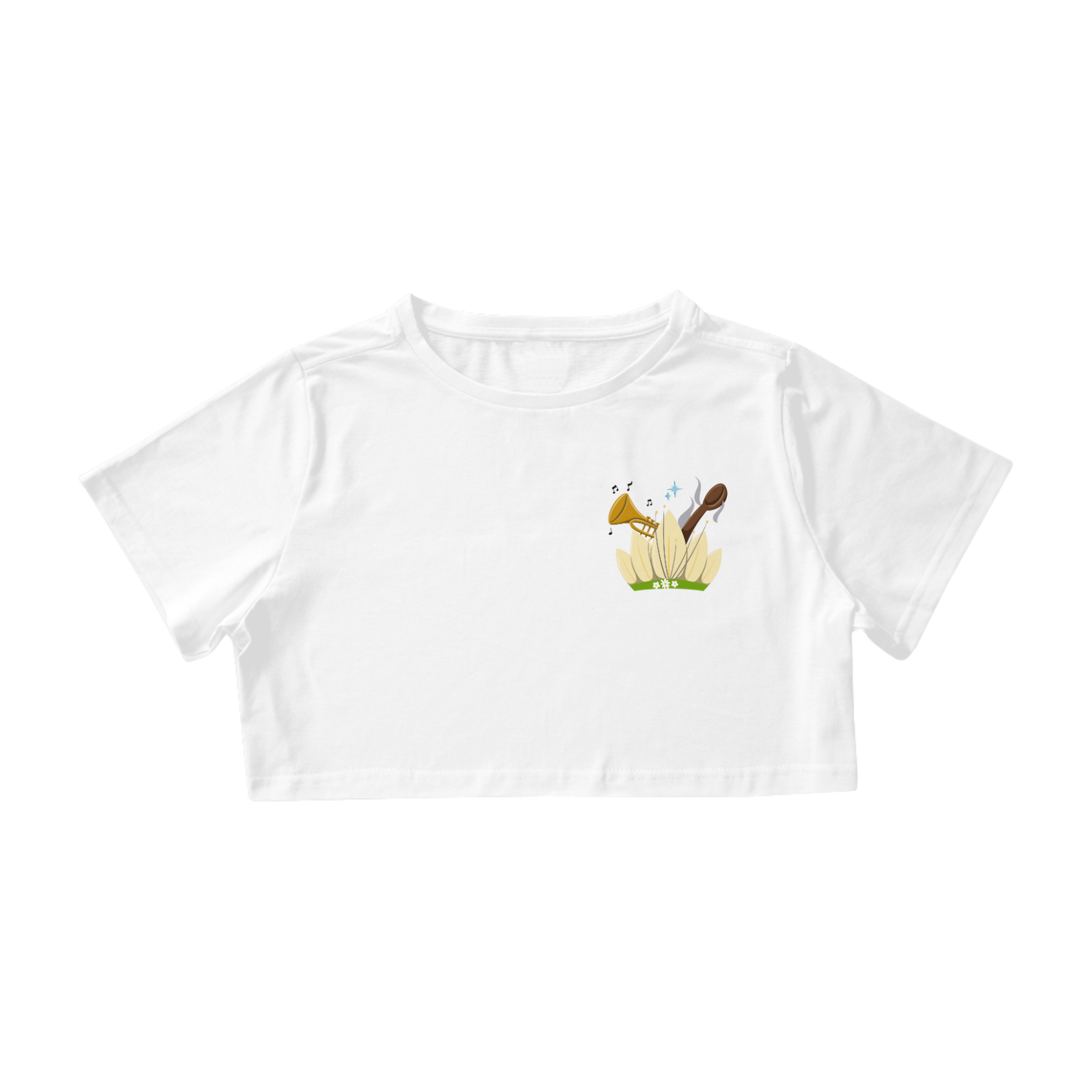 Camiseta Cropped Princesa Tiana - Estampa Exclusiva Geek | 100% Algodão | CVS