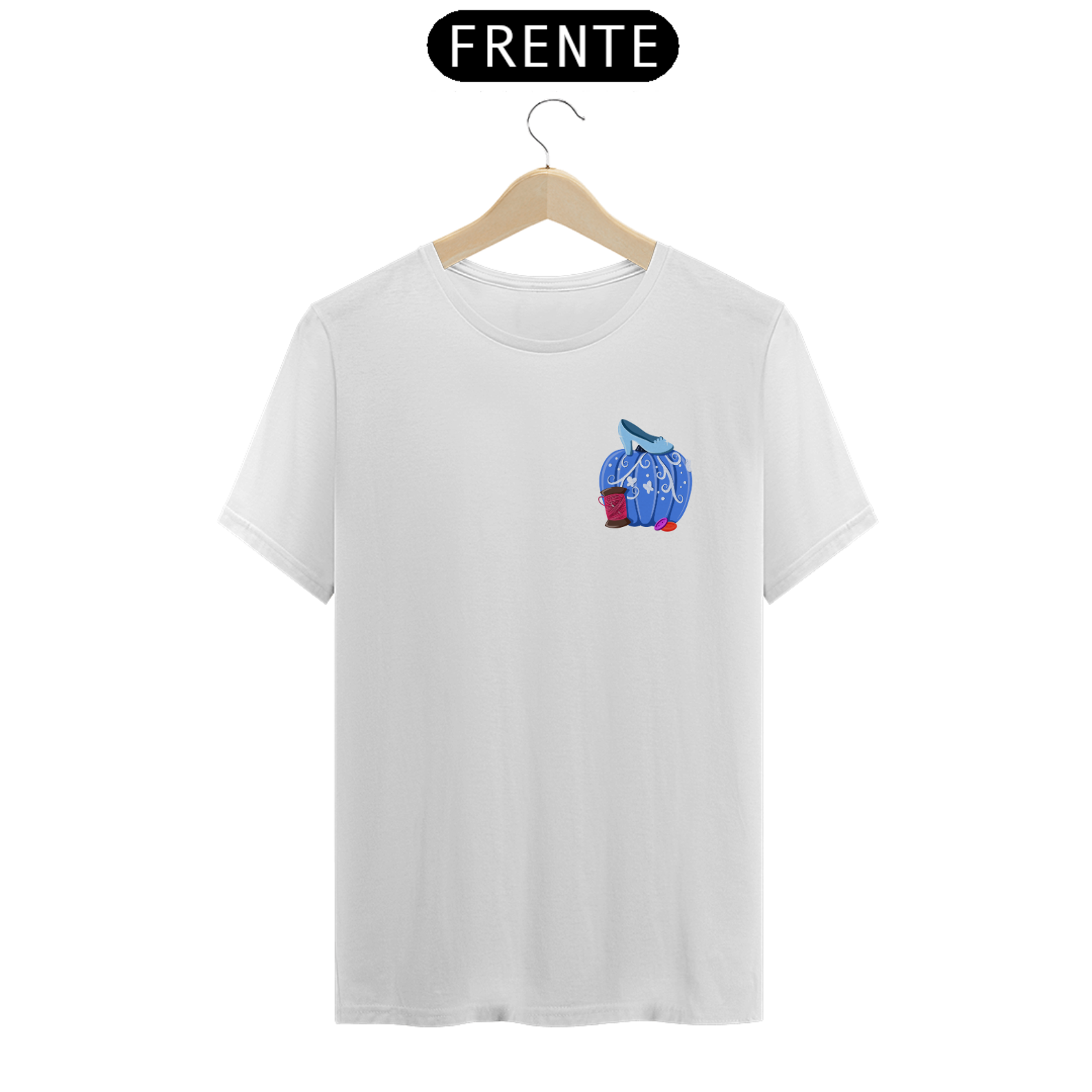 Camiseta Princesa Cinderela - Estampa Exclusiva Geek | 100% Algodão | CVS