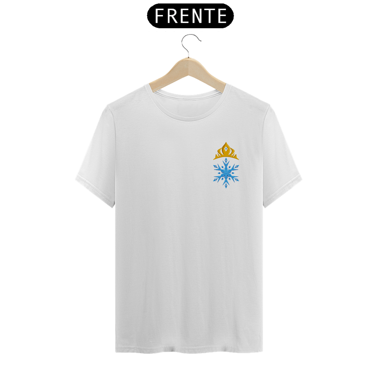 Camiseta Princesa Elsa - Estampa Exclusiva Geek | 100% Algodão | CVS