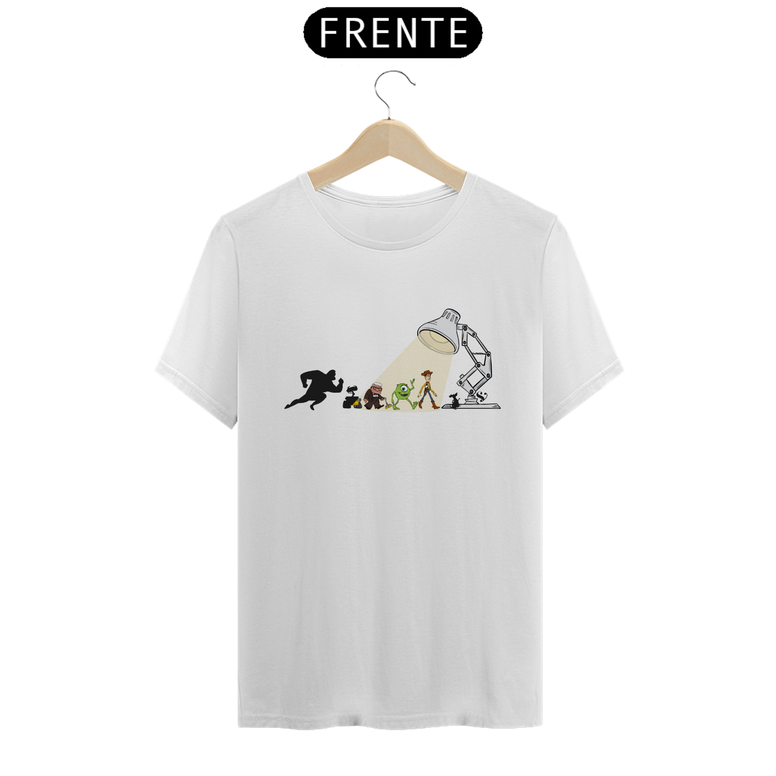 Camiseta Pixar – Estampa Exclusiva Geek | Nostalgia & Cultura Pop - CVS