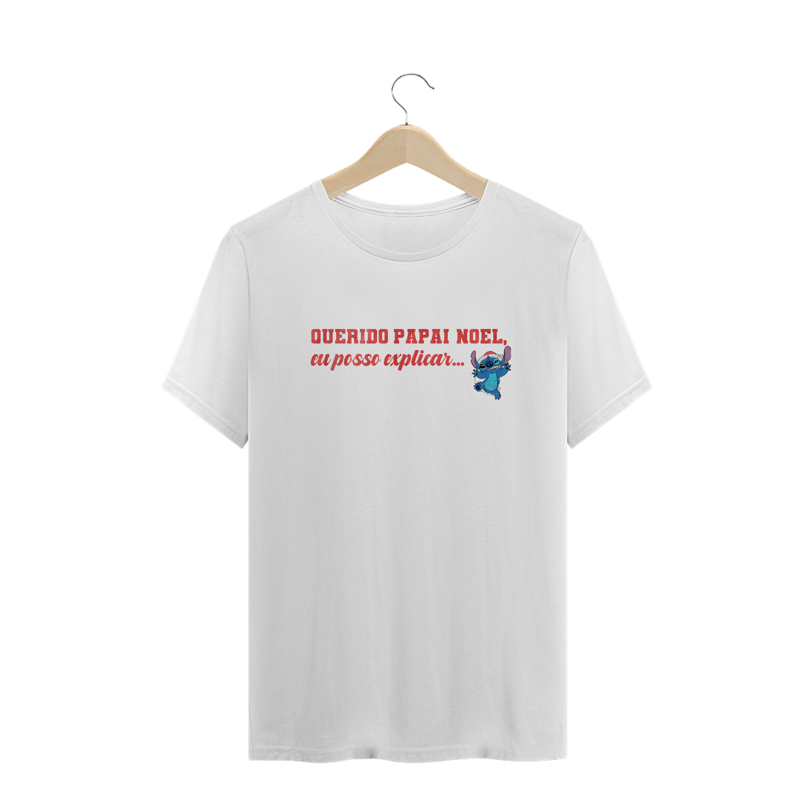 Camiseta Stitch Natal 
