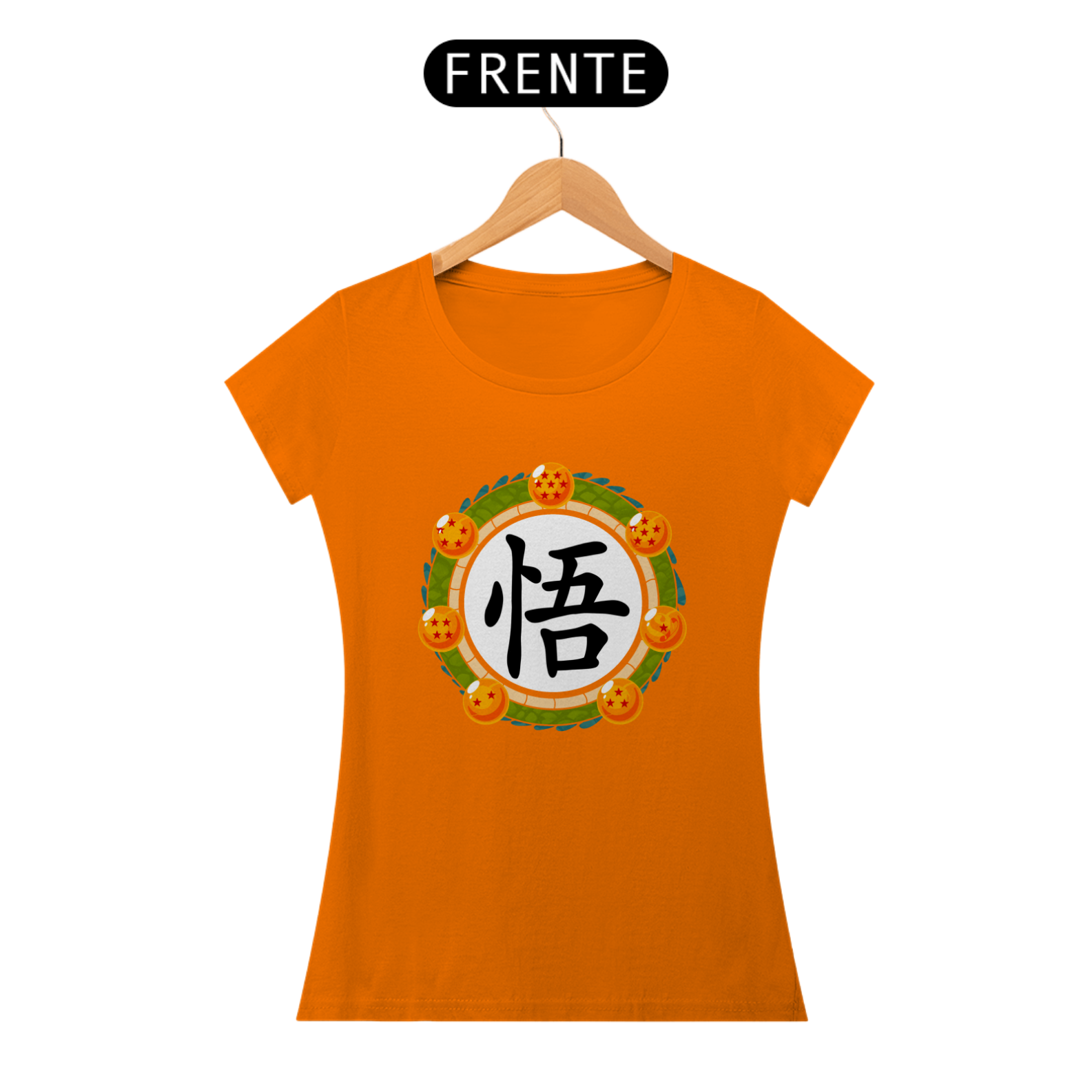 Camiseta Guirlanda Dragon Ball - Baby Long - Estampa Exclusiva Geek | 100% Algodão | CVS