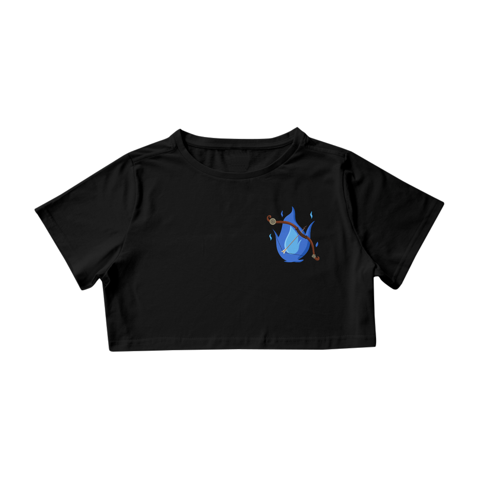 Camiseta Cropped Princesa Merida - Estampa Exclusiva Geek | 100% Algodão | CVS