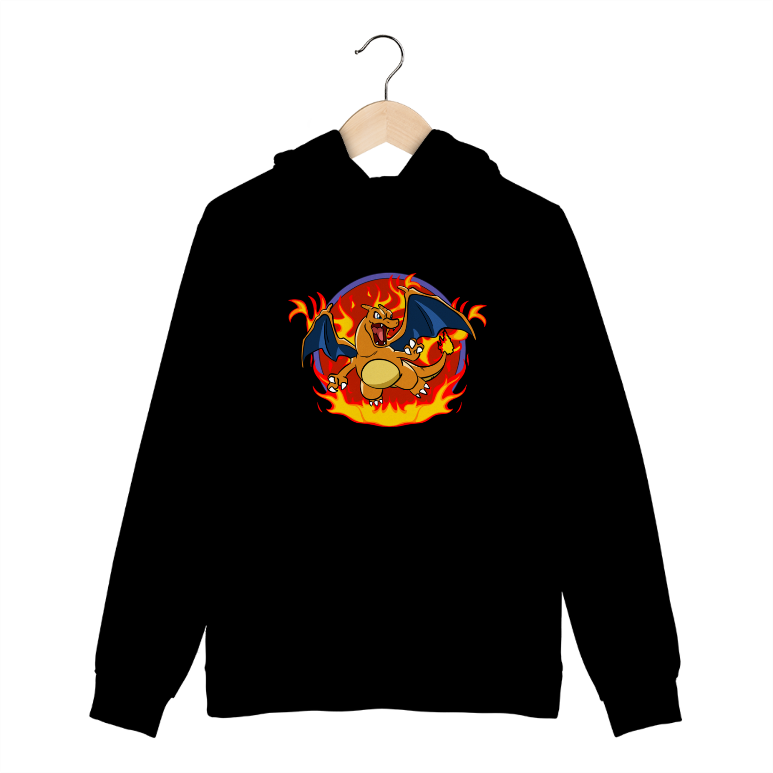 Moletom Pokémon Charizard Flanelado – Conforto & Estampa Geek Exclusiva | CVS
