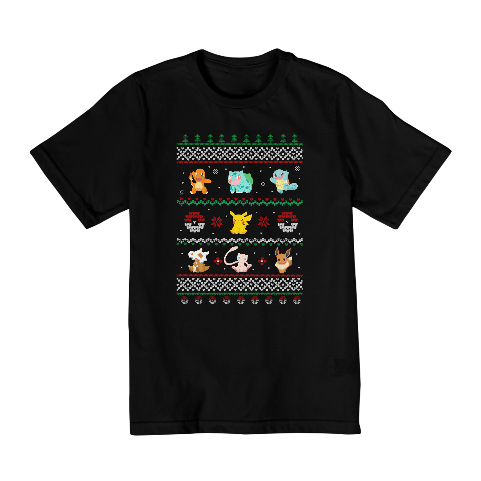 Camiseta Infantil Pokenatal - 10 a 14 – Pokémon Ugly Sweater | CVS