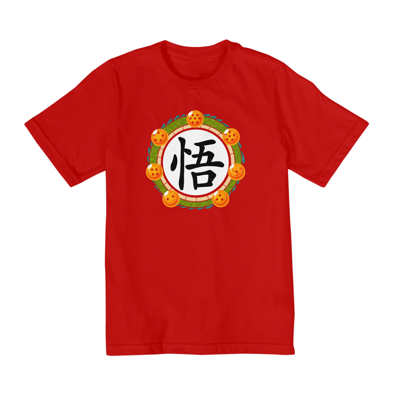Camiseta Guirlanda Dragon Ball - Infantil - 10 a 14 - Estampa Exclusiva Geek | 100% Algodão | CVS