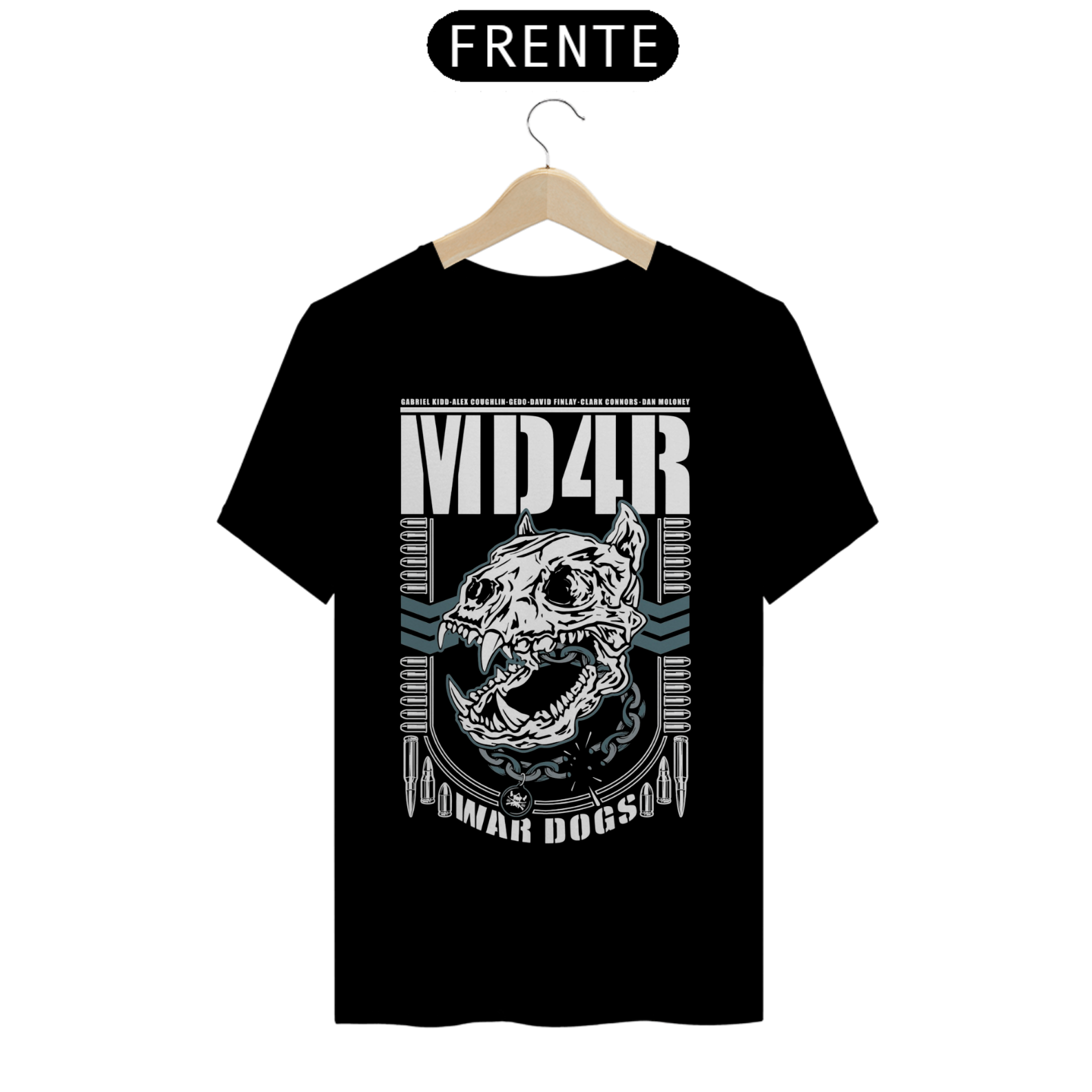 Camiseta Bullet Club War Dogs MD4R Names