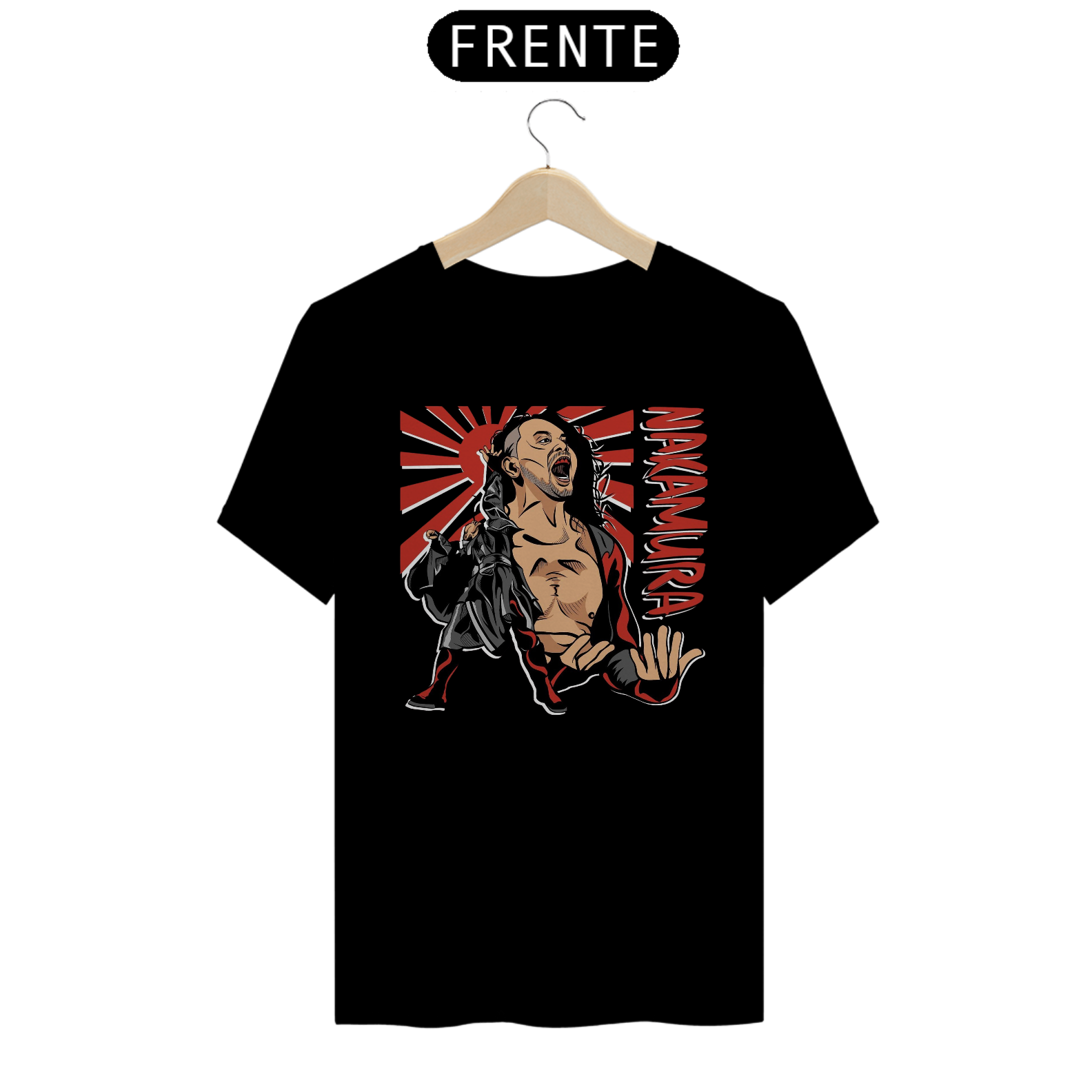 Camiseta Shinsuke Nakamura - preta