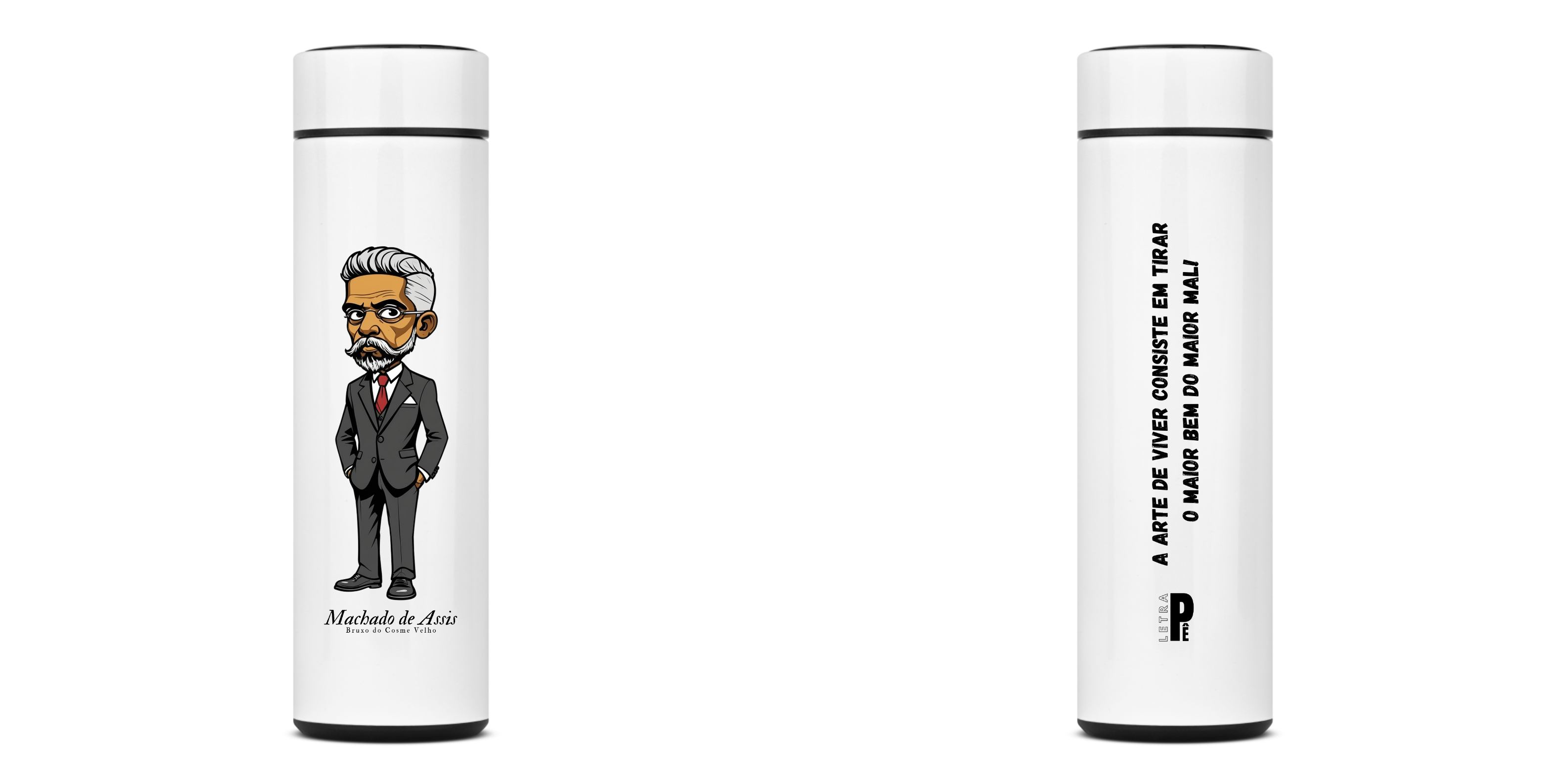 Garrafa Térmica | Bruxo do Cosme Velho - Machado de Assis