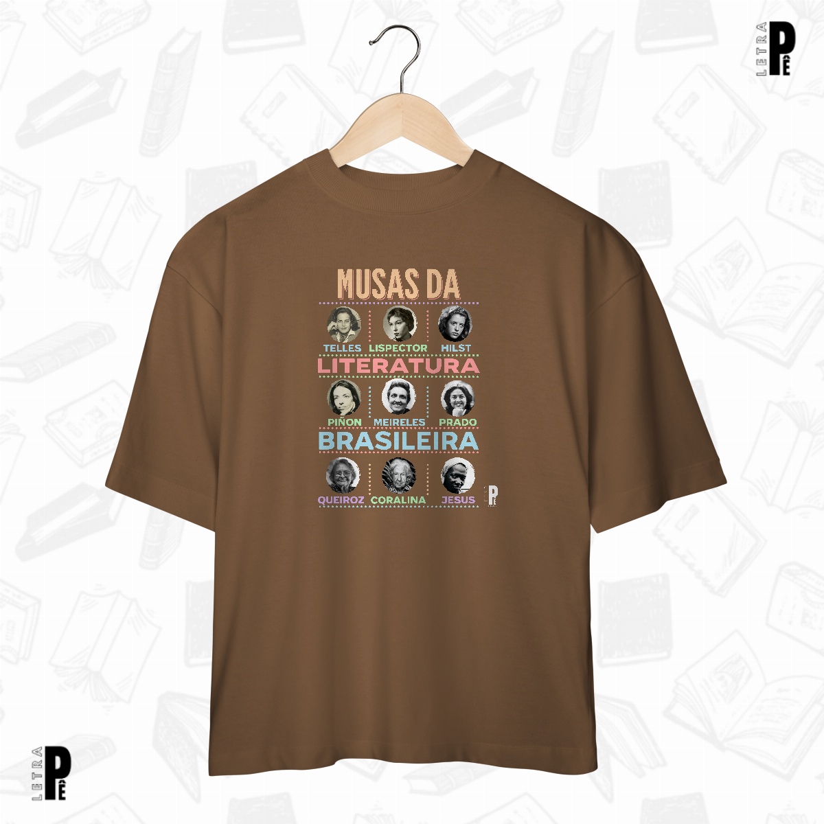 Camiseta Oversized | Musas da Literatura Brasileira