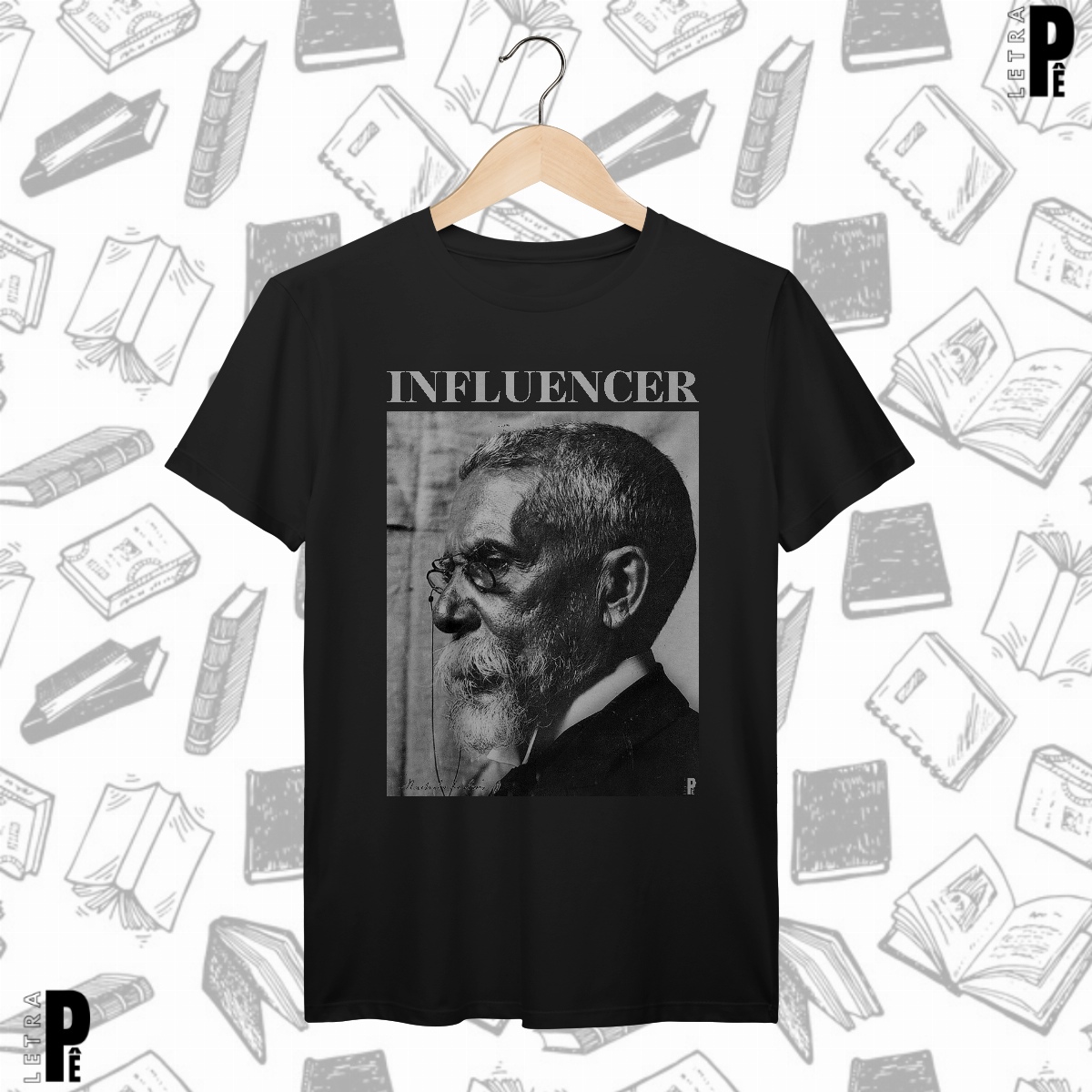 Camiseta Masculina | Influencer - Machado de Assis