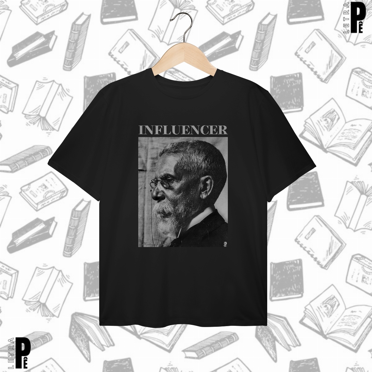 Camiseta Plus Size | Influencer - Machado de Assis
