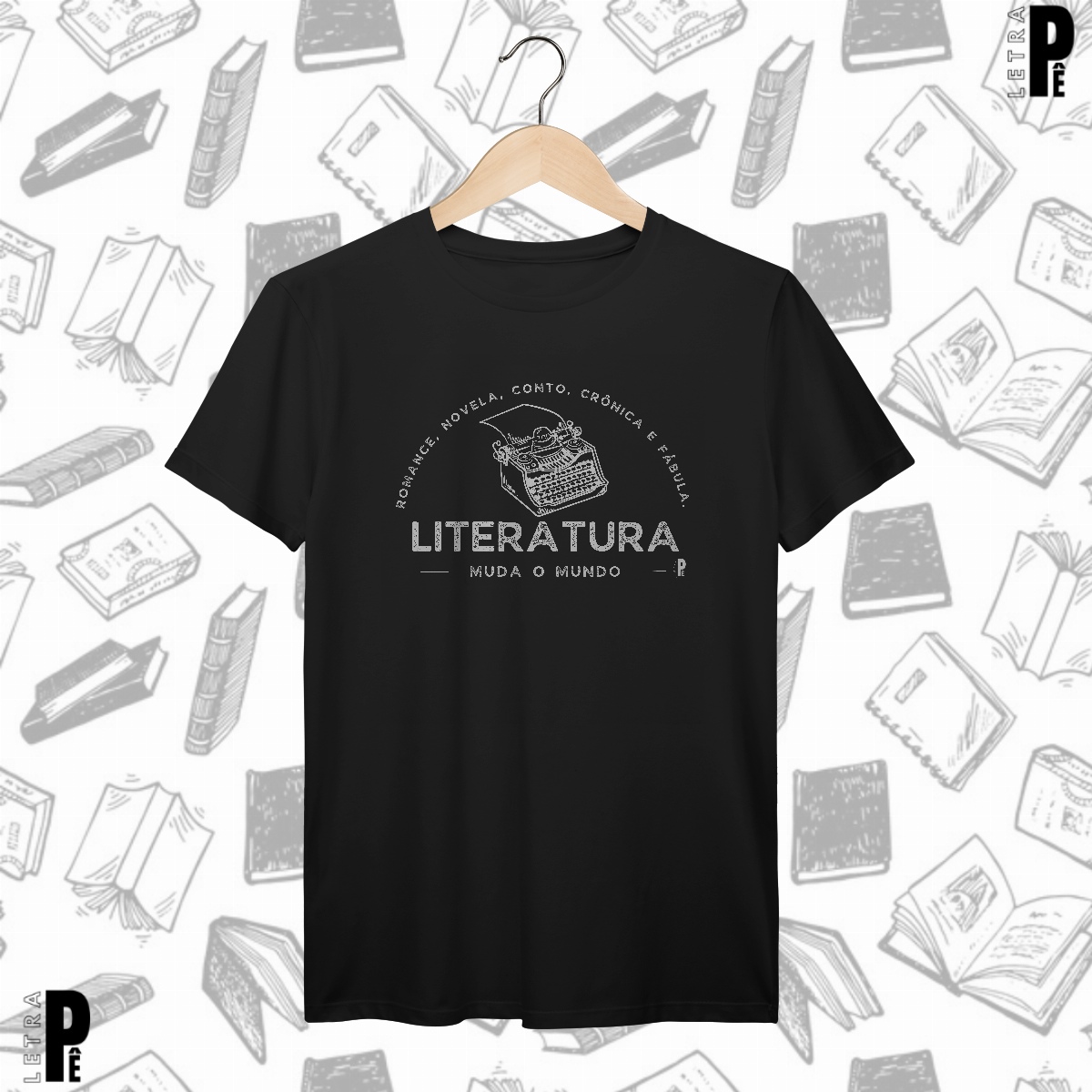 Camiseta Masculina | Literatura muda o mundo