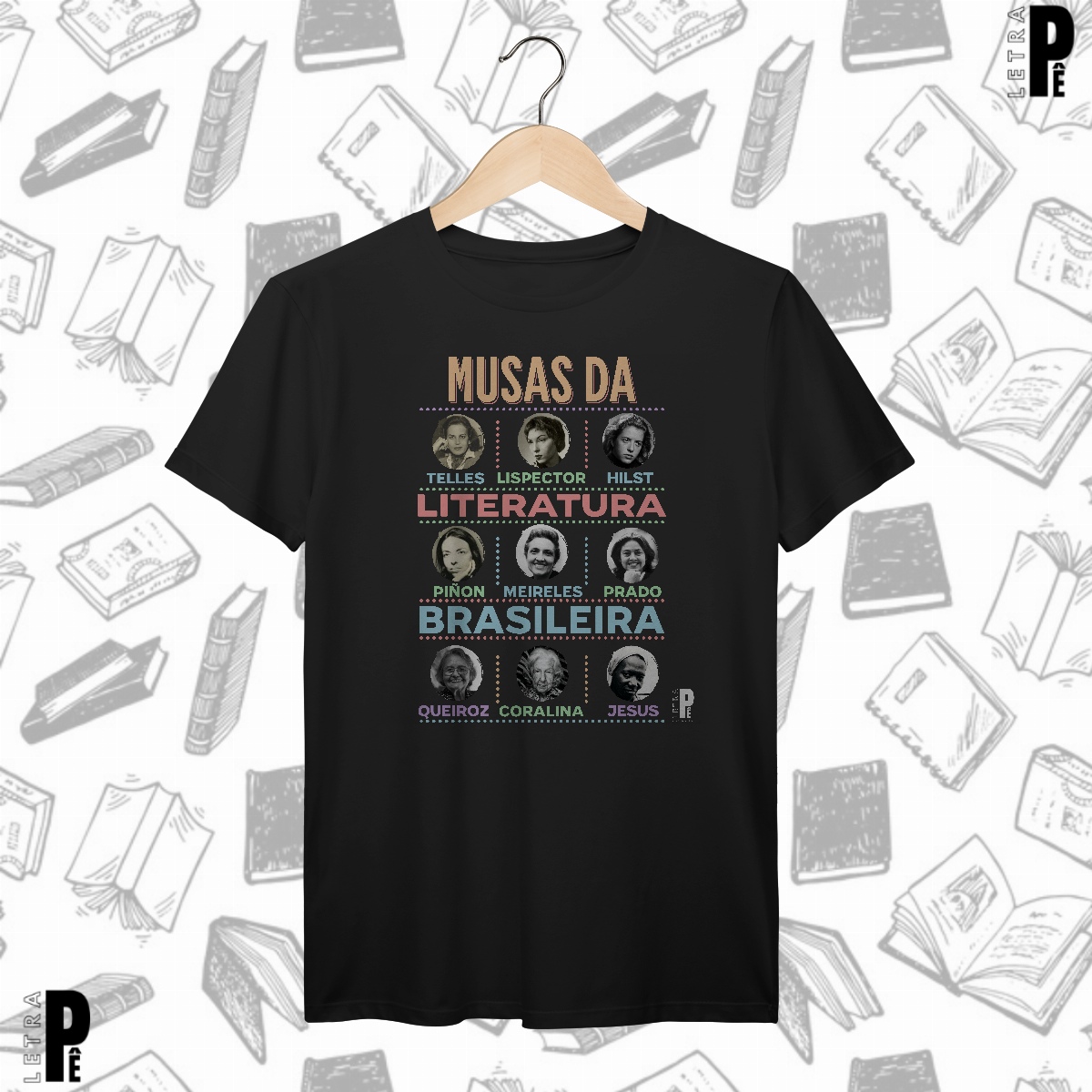 Camiseta Masculina | Musas da Literatura Brasileira