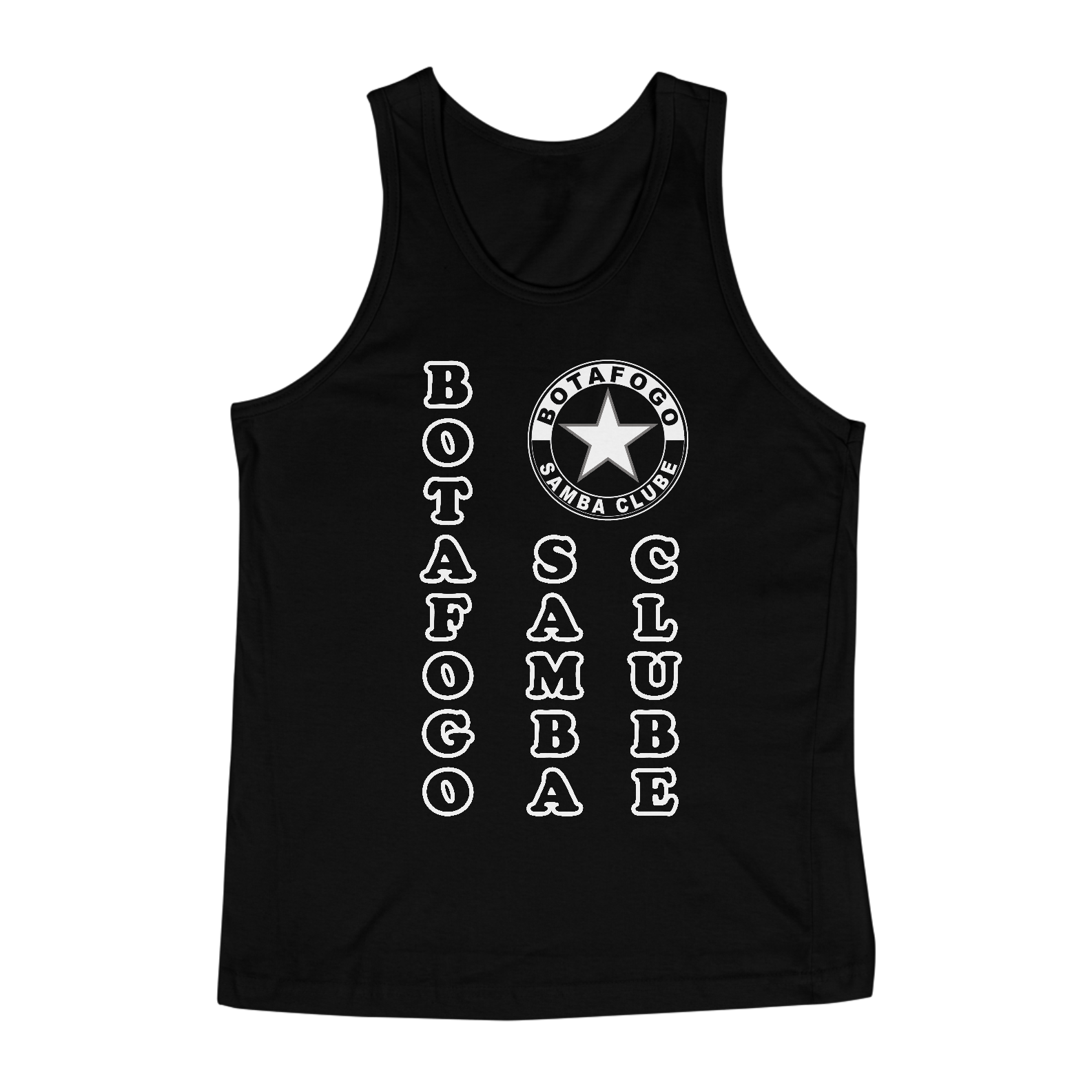 Regata Botafogo Samba Clube Preta