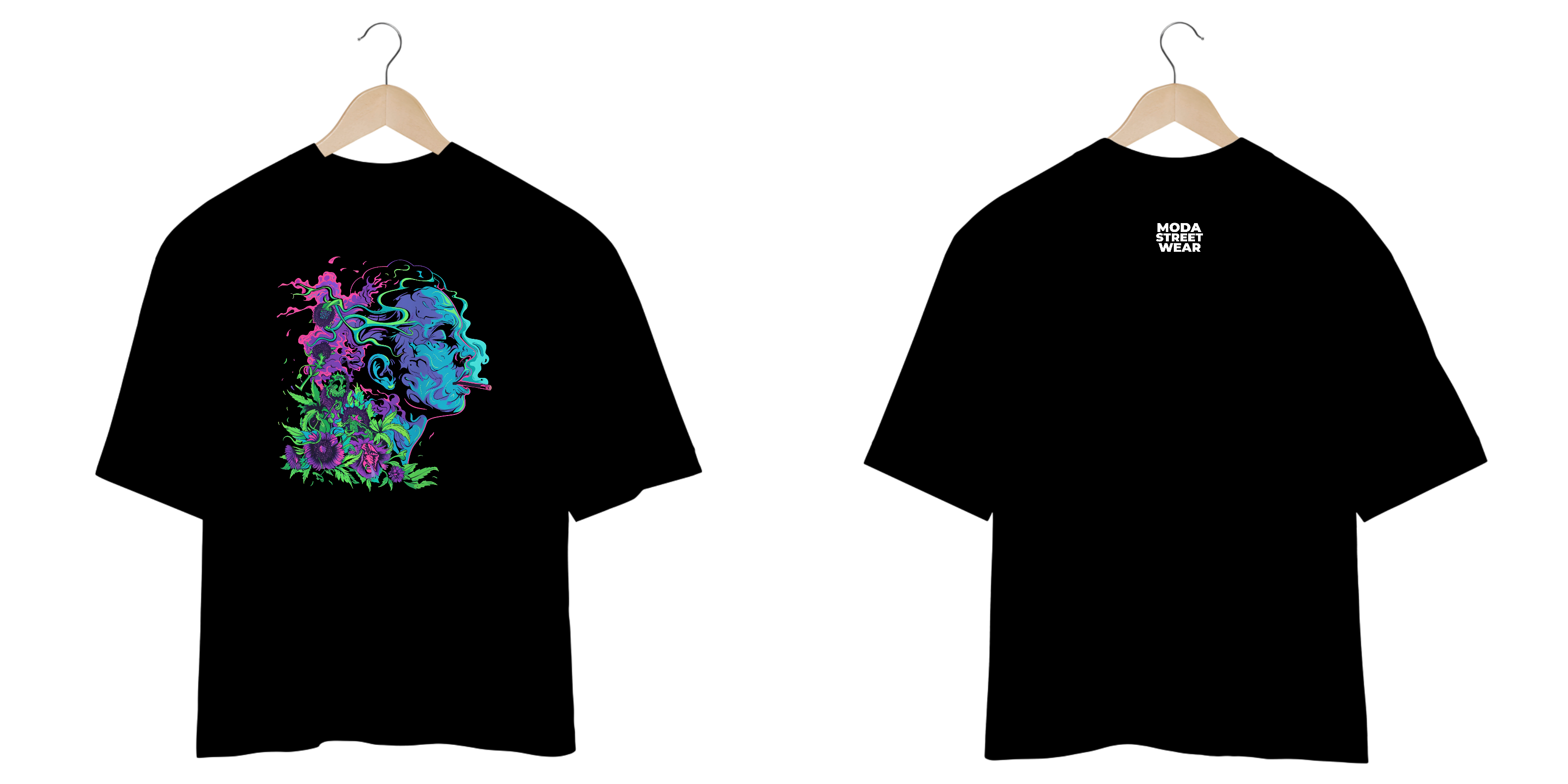 Camiseta Psicodélicas Oversized E 1
