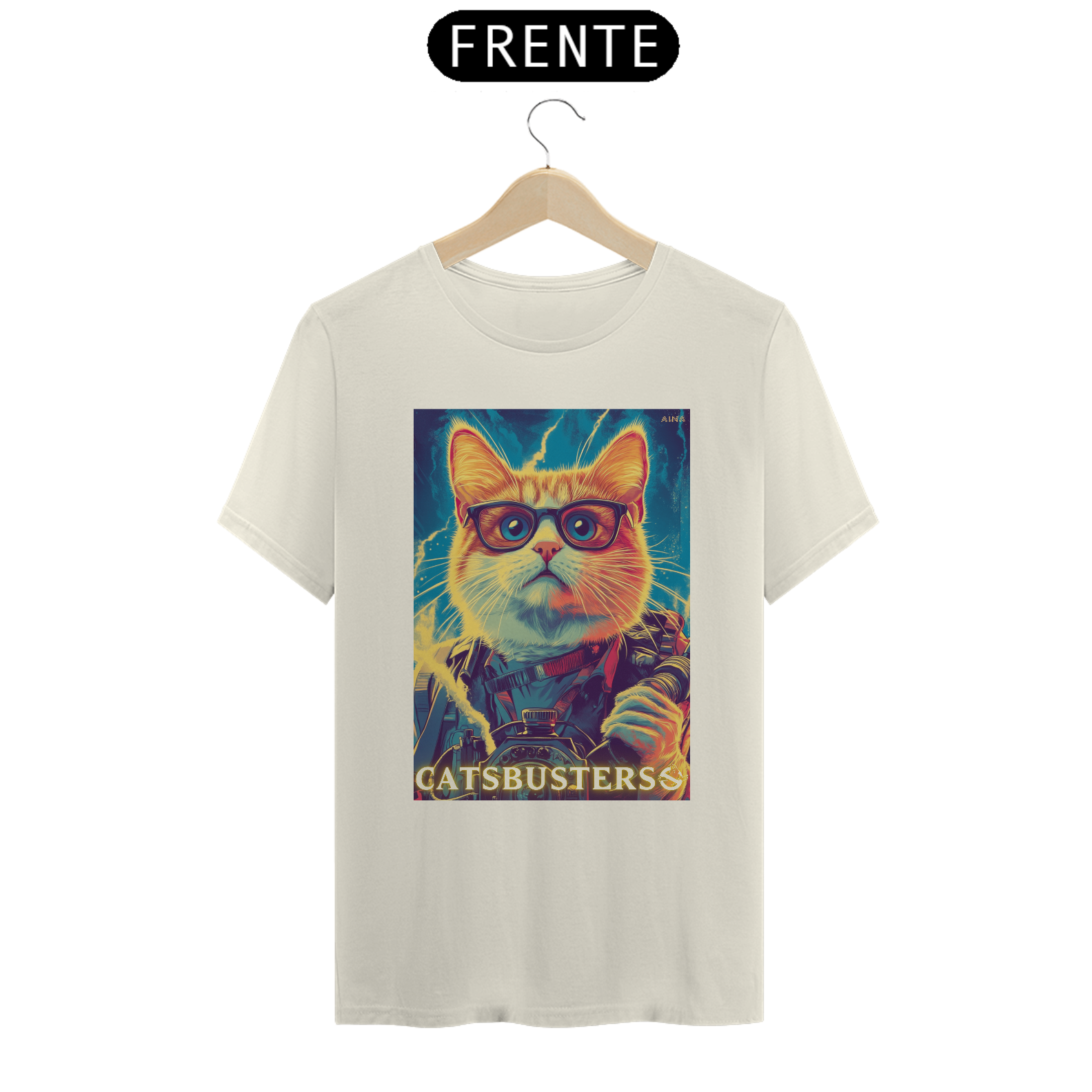 Camiseta Cats Busters (Caça Fantasmas / Ghost Busters) - Prime