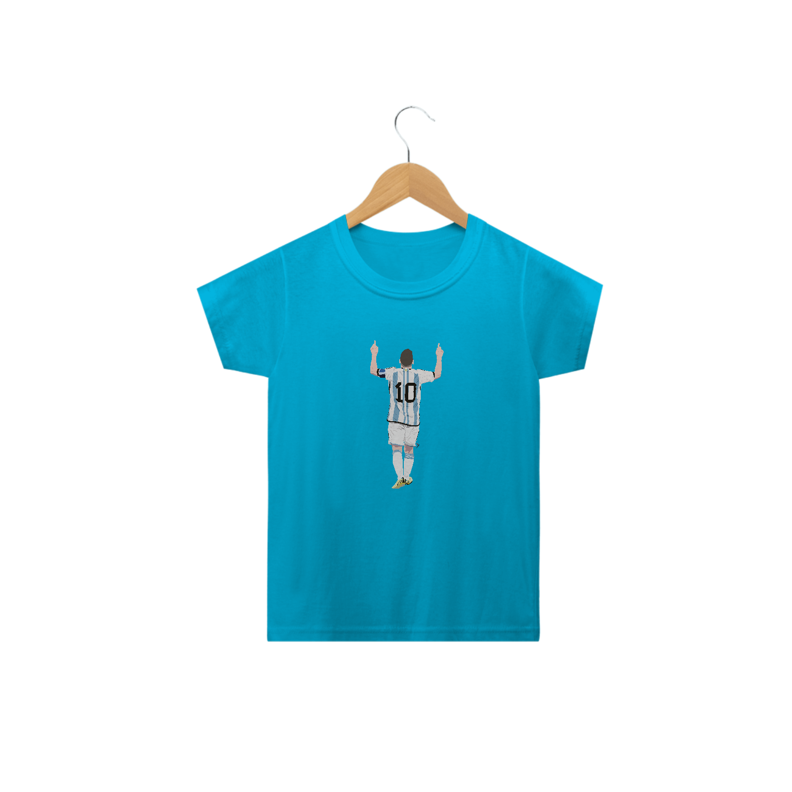 Camiseta Infantil Messi Modelo 1 - Seleção da Argentina