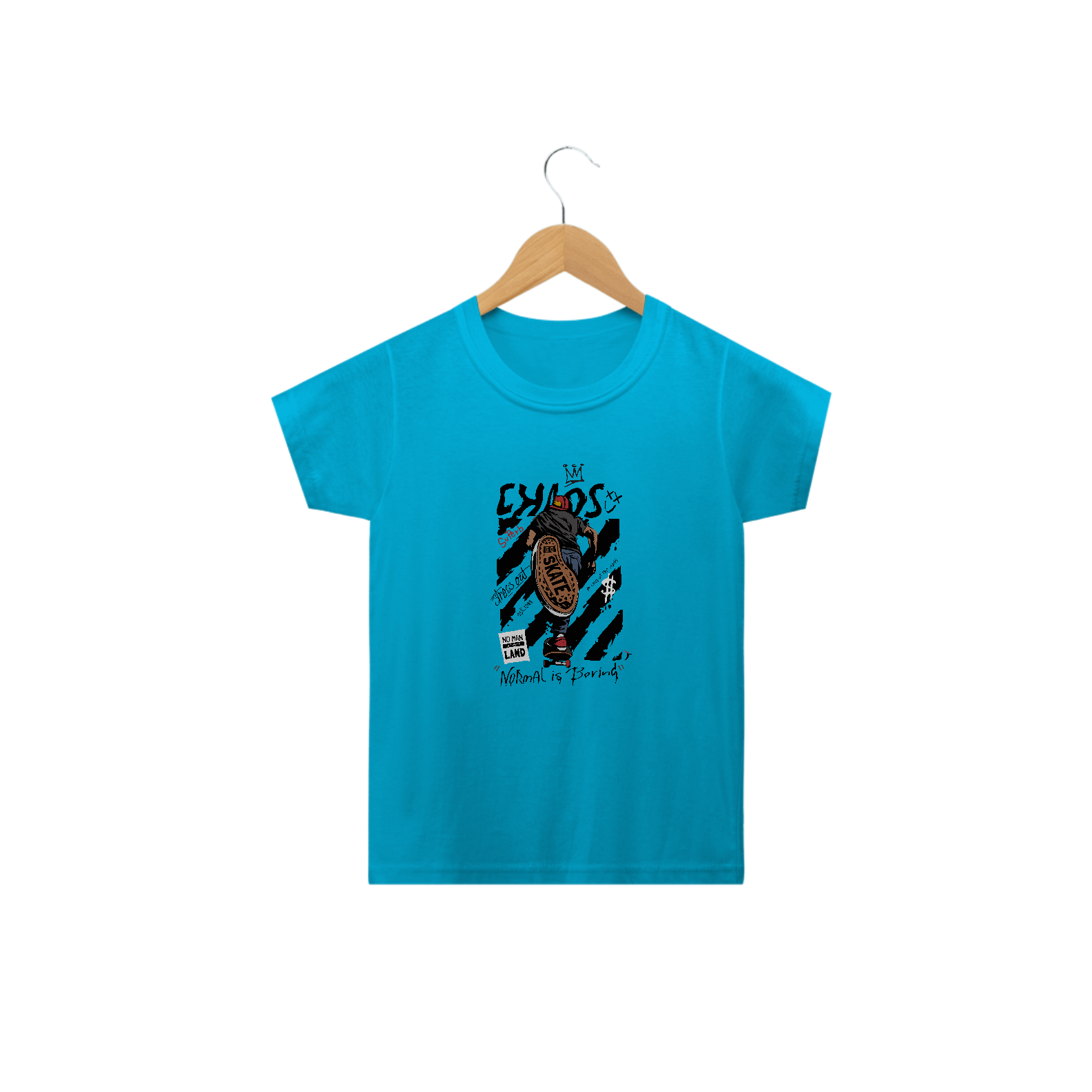 Camiseta Infantil Skate Modelo 1 - Normal is Boring