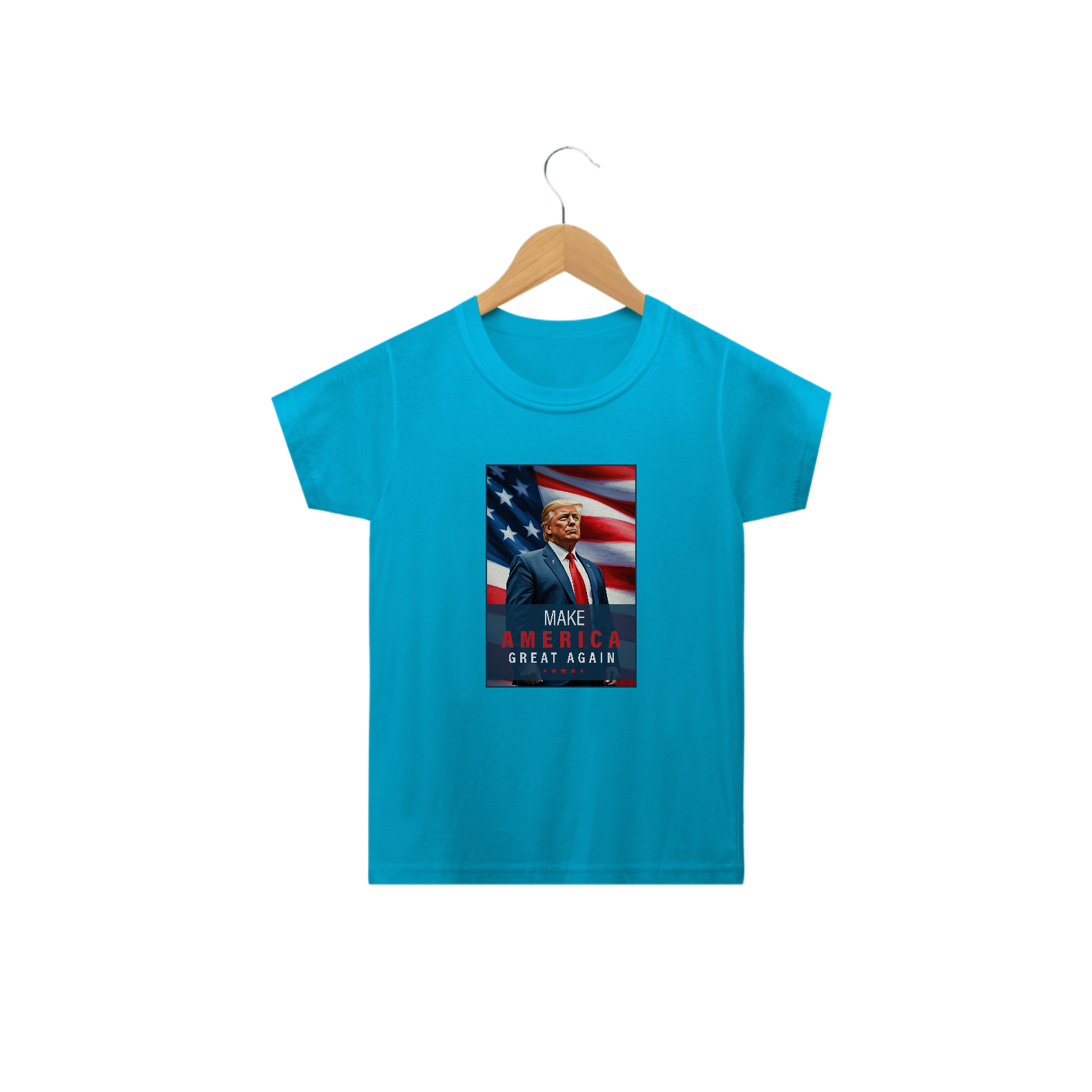 Camiseta Infantil Donald Trump Modelo 1 - Make America Great Again