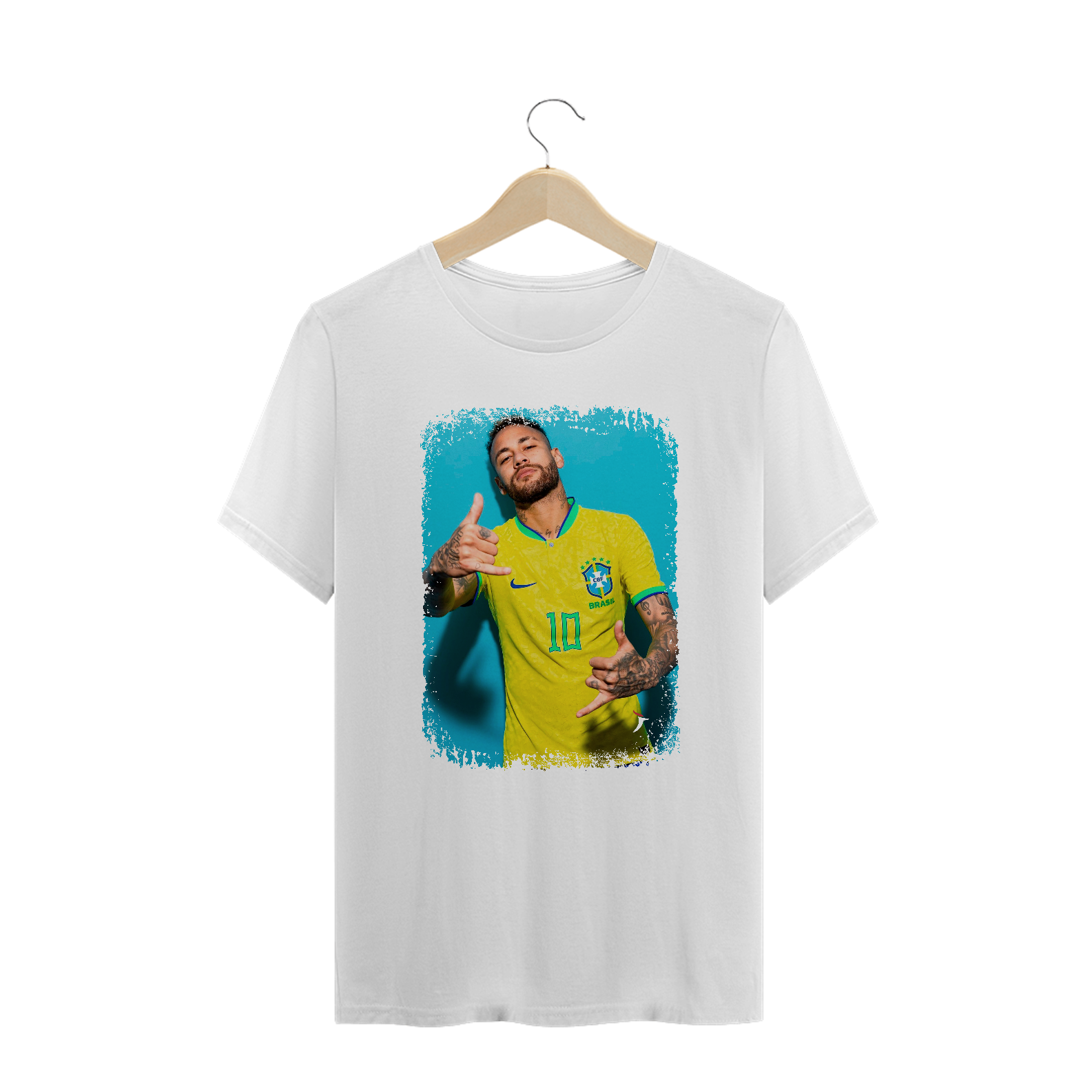 Camiseta Plus Size Neymar Jr - Modelo 1