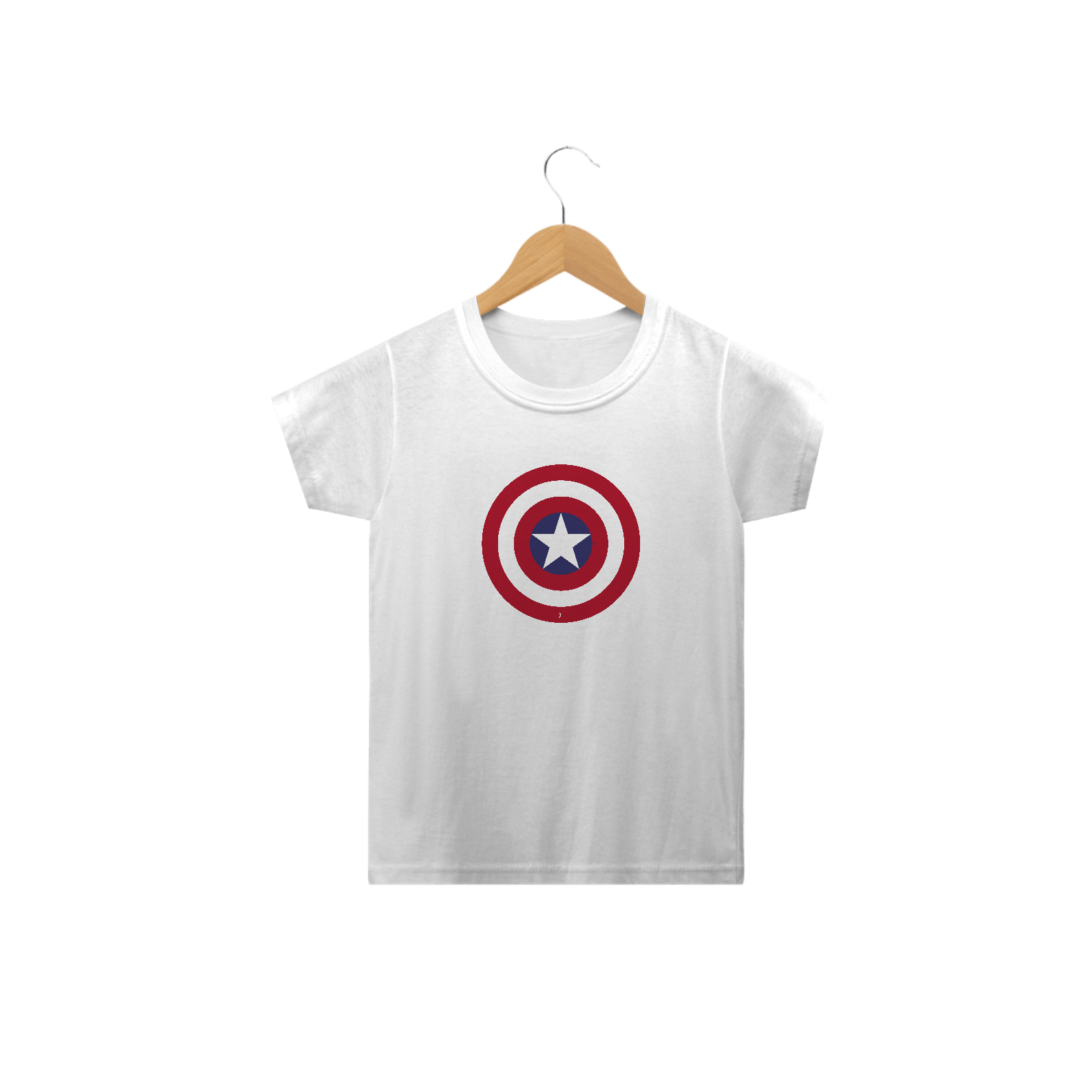 Camiseta Infantil Capitão América - Modelo 2