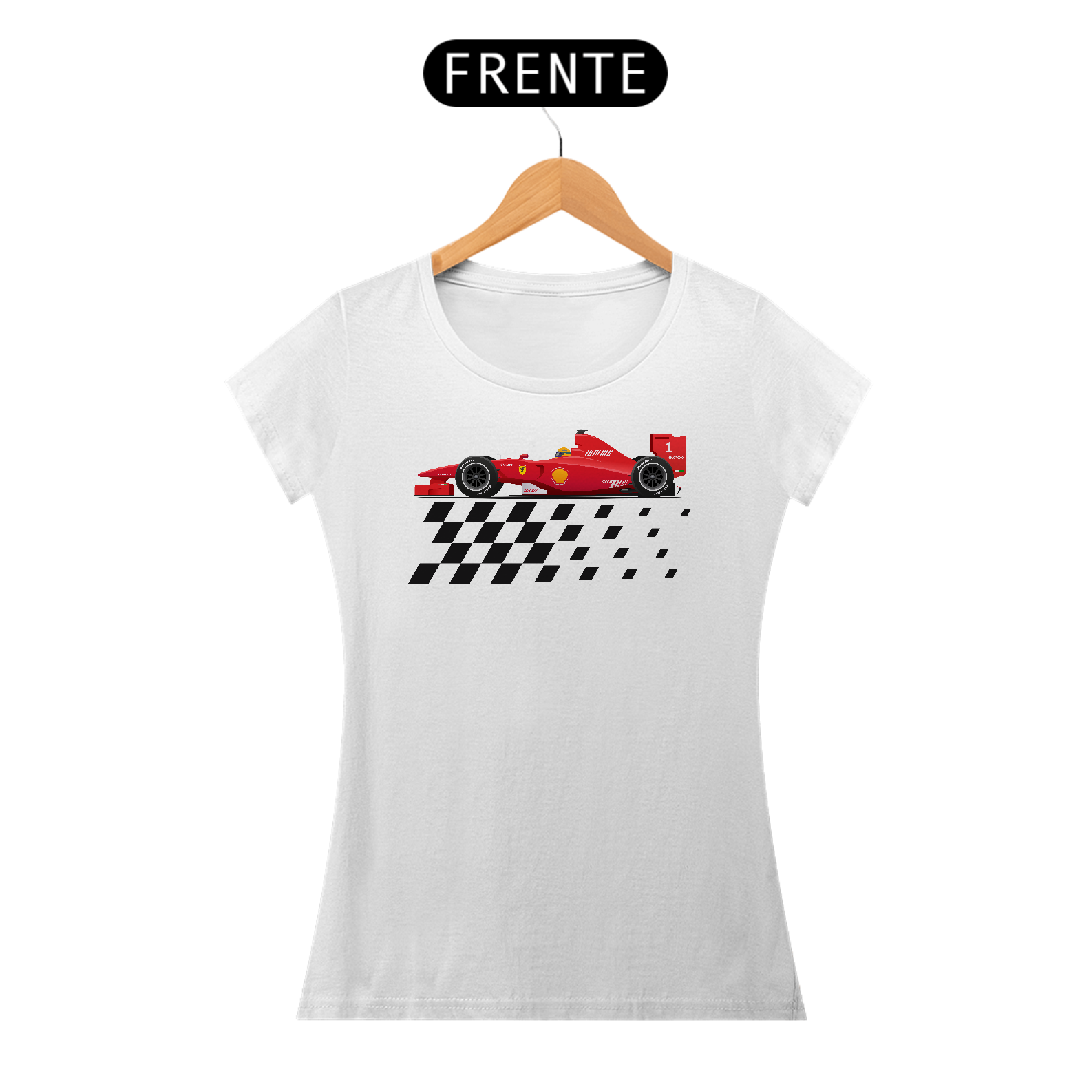 Baby Look Ferrari - Modelo 1