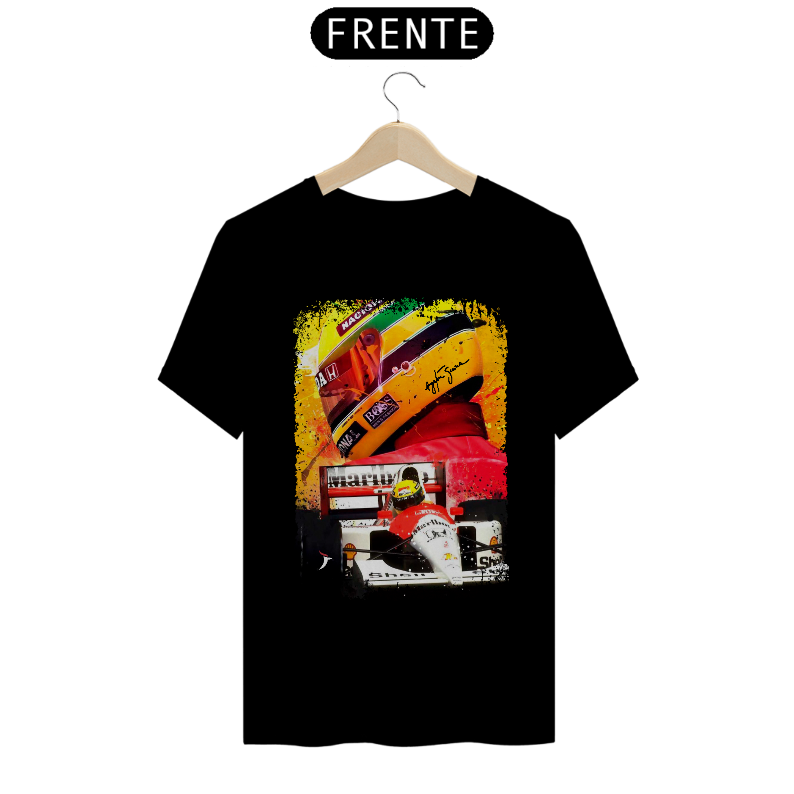 Camiseta Airton Senna - Modelo 1