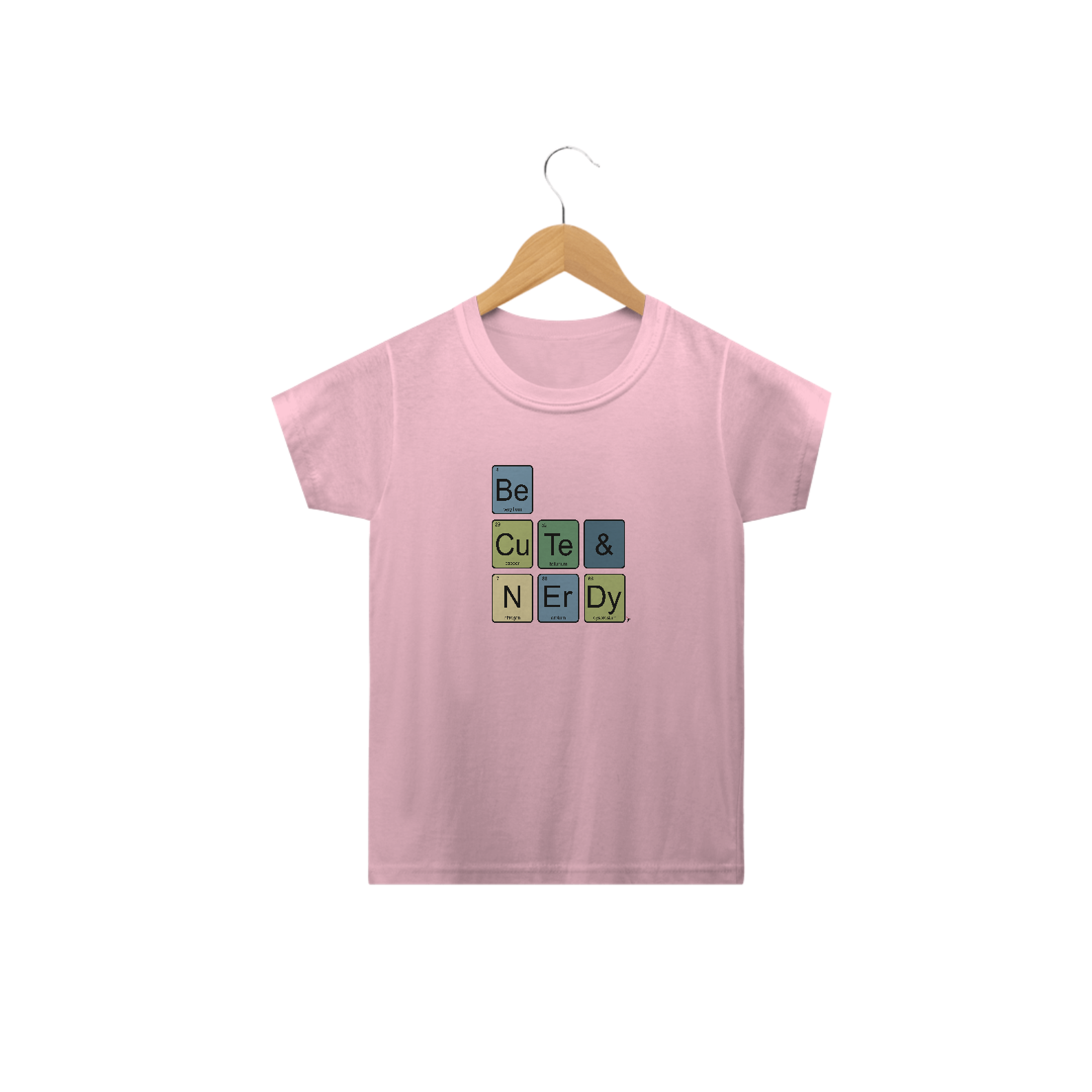 Camiseta Infantil Be Cute And Nerdy