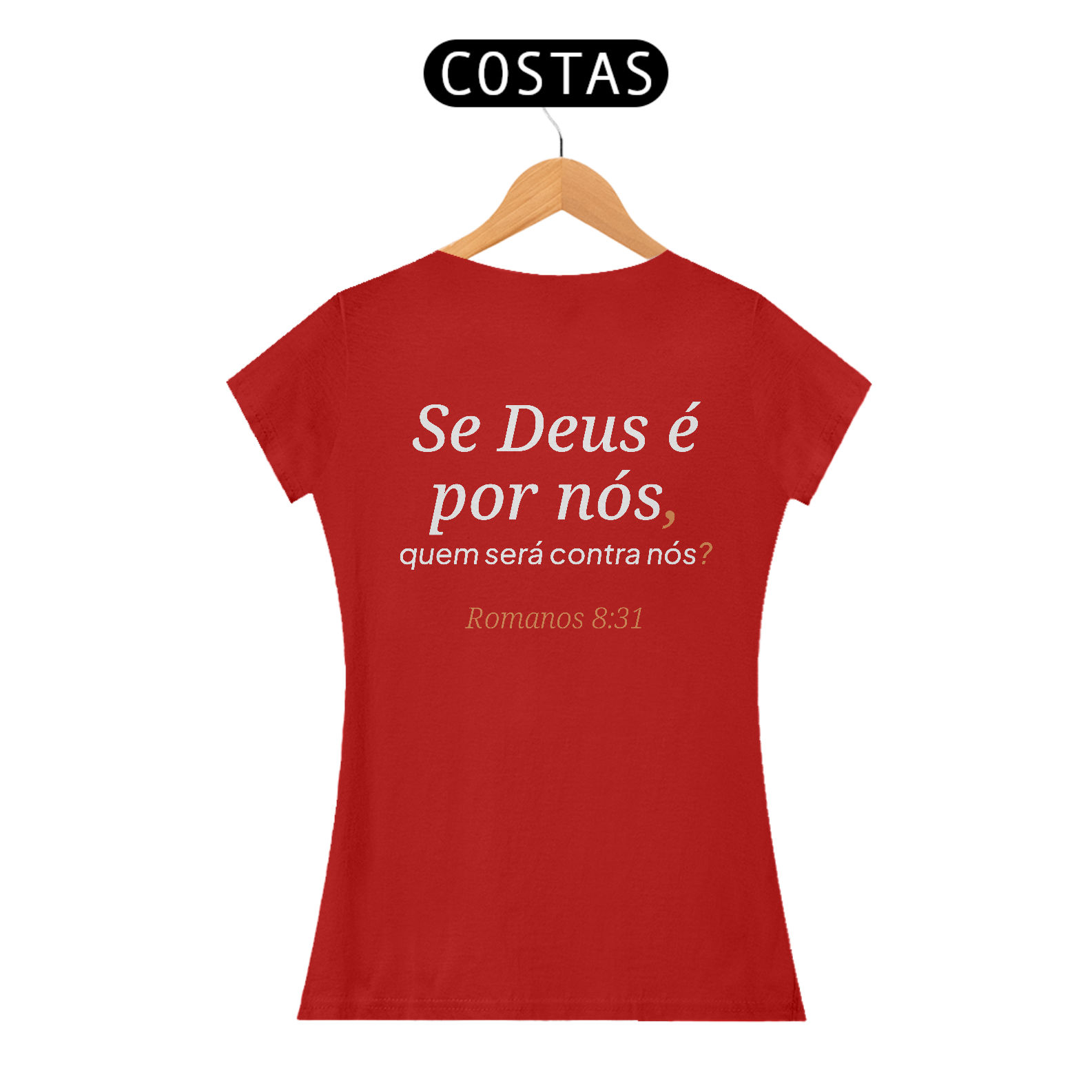 Camiseta “Deus é por Nós” – Romanos 8:31