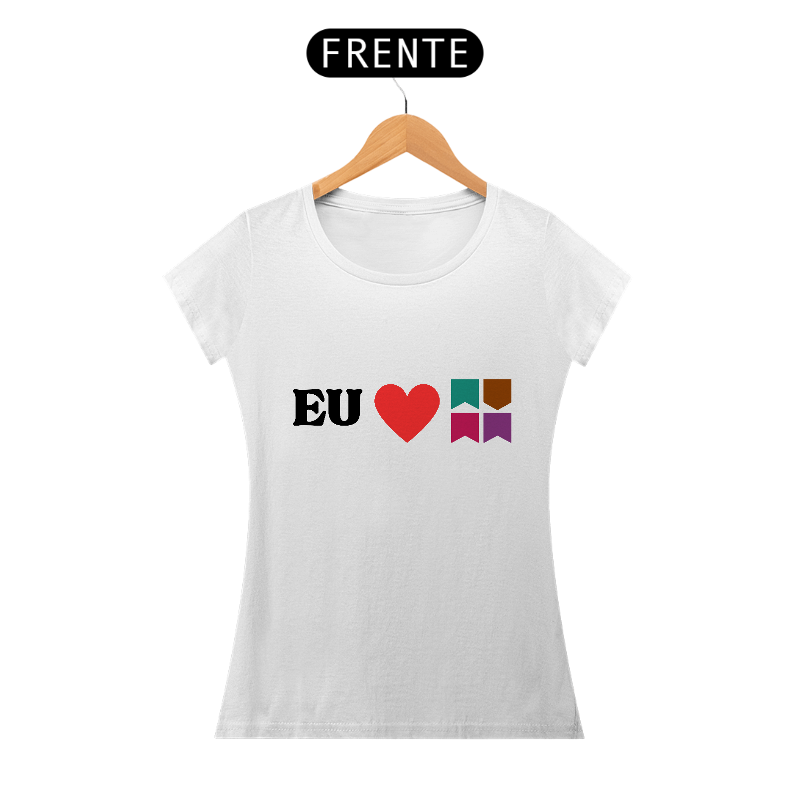 Camiseta Baby Long Classic Eu Amo Arraiá