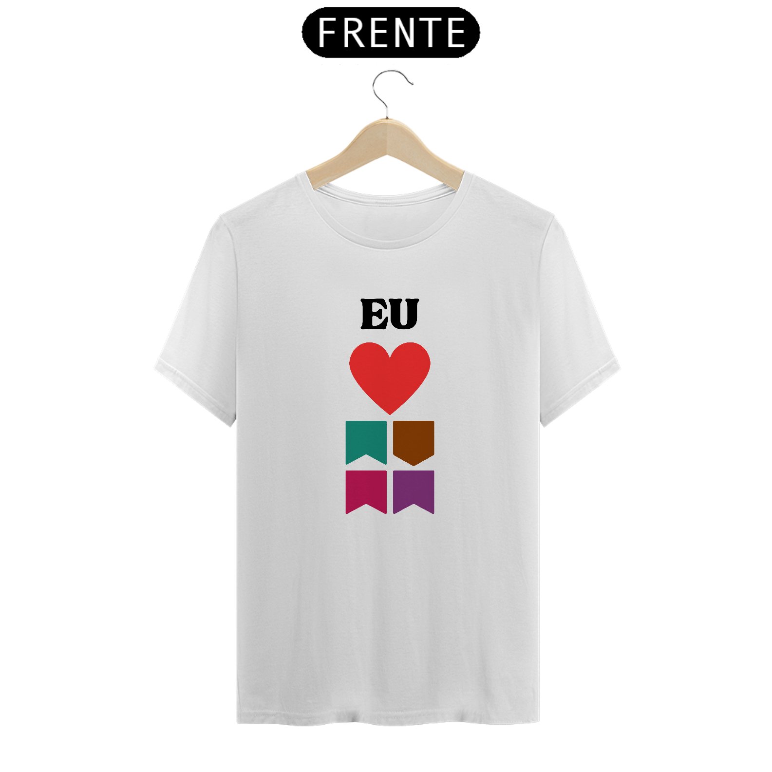 Camiseta Classic Eu Amo Arraiá - Vertical v2