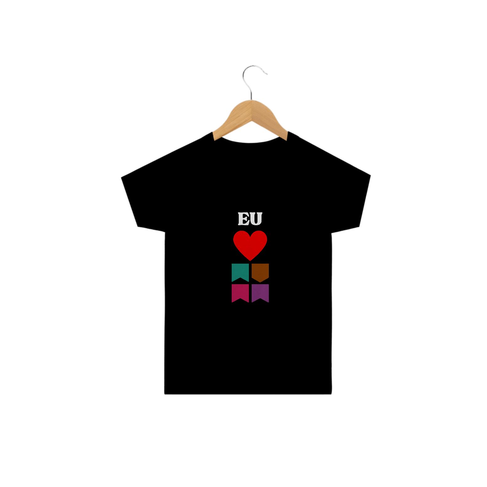 Camiseta Infantil Classic Eu Amo Arraiá v2