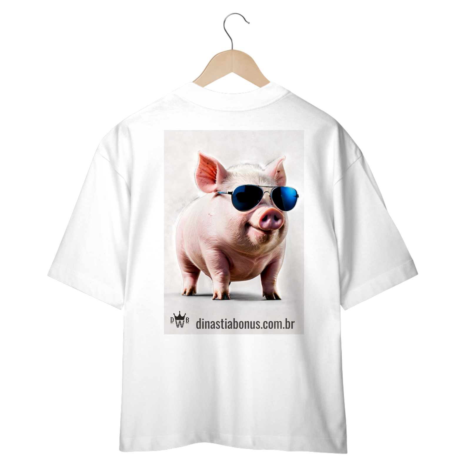 BonusPig1 - Camiseta Oversized