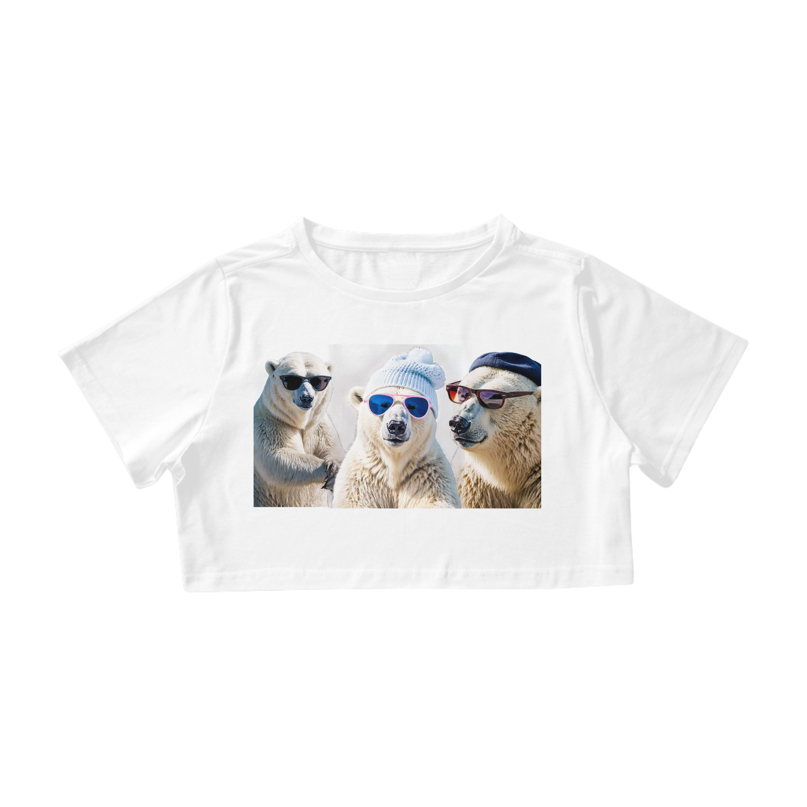 BonusBear1 - Camisa Cropped