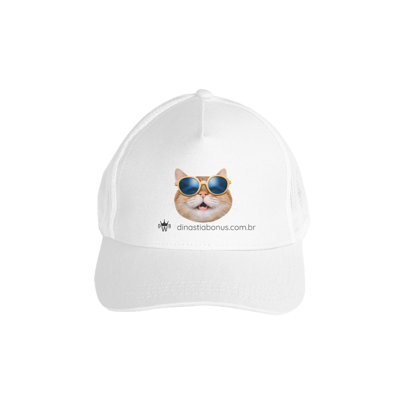 BonusCat1 - Boné Americano com tela