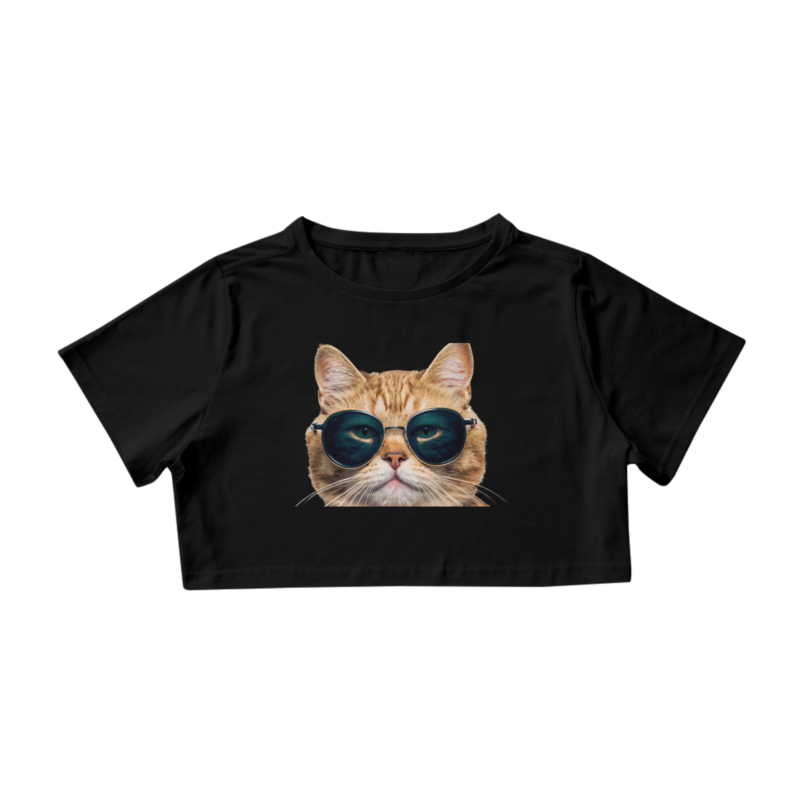 BonusCat1 - Camisa Cropped
