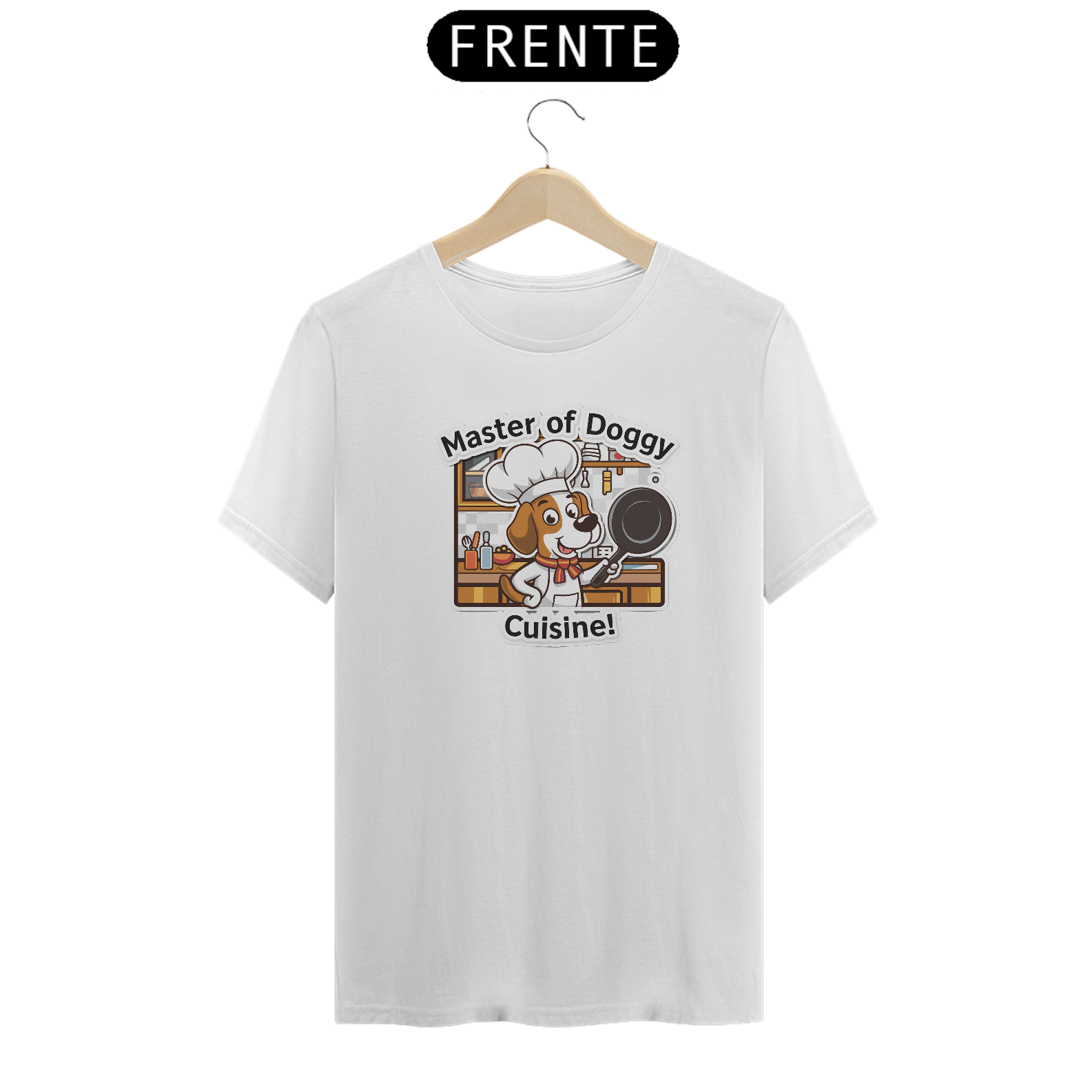 T-shirt Classic com Estampa de Cão Master