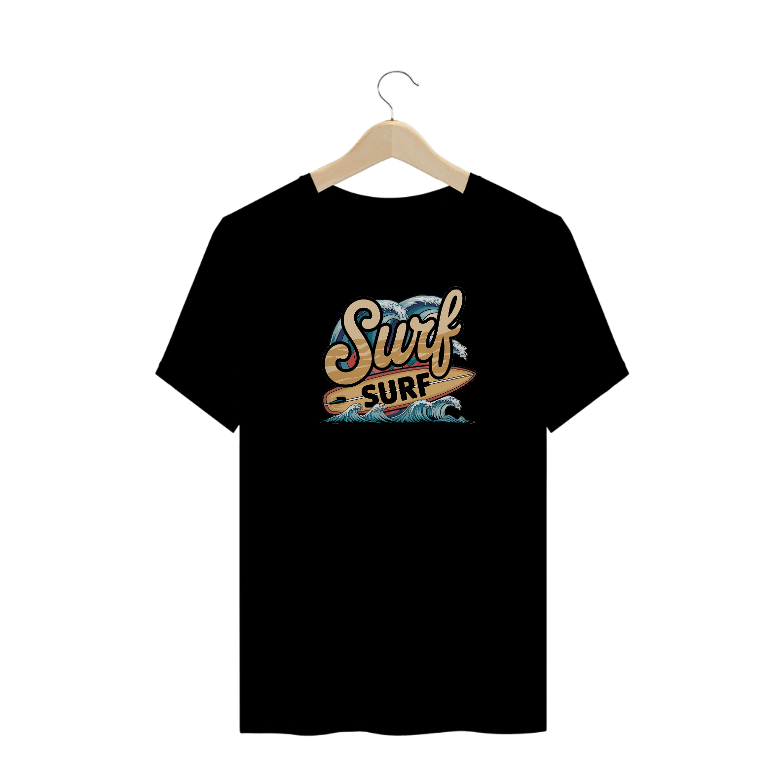 T-Shirt Plus Size GG Estampa Surf Plancha