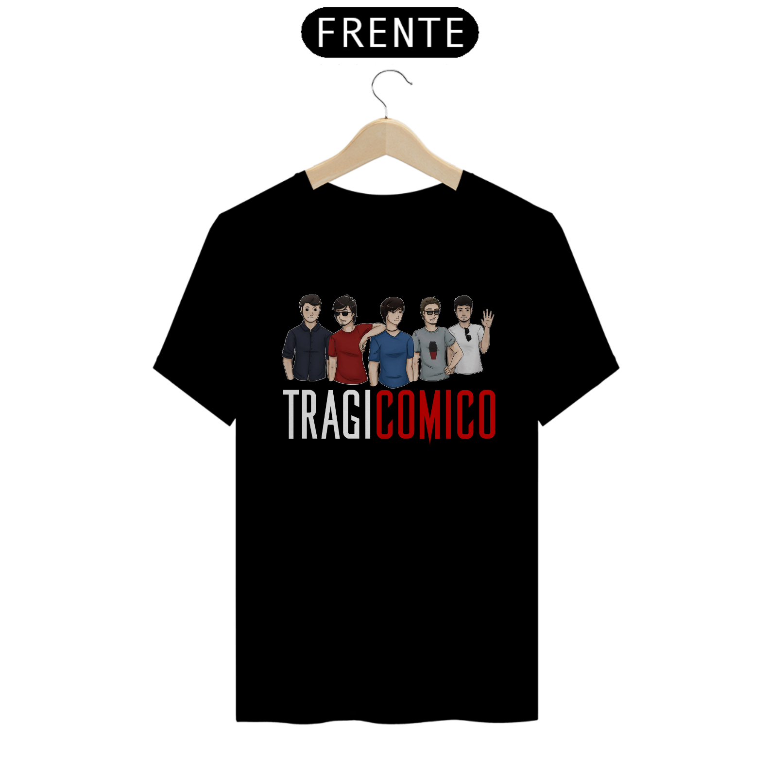 Camisa Tragicômico Banda