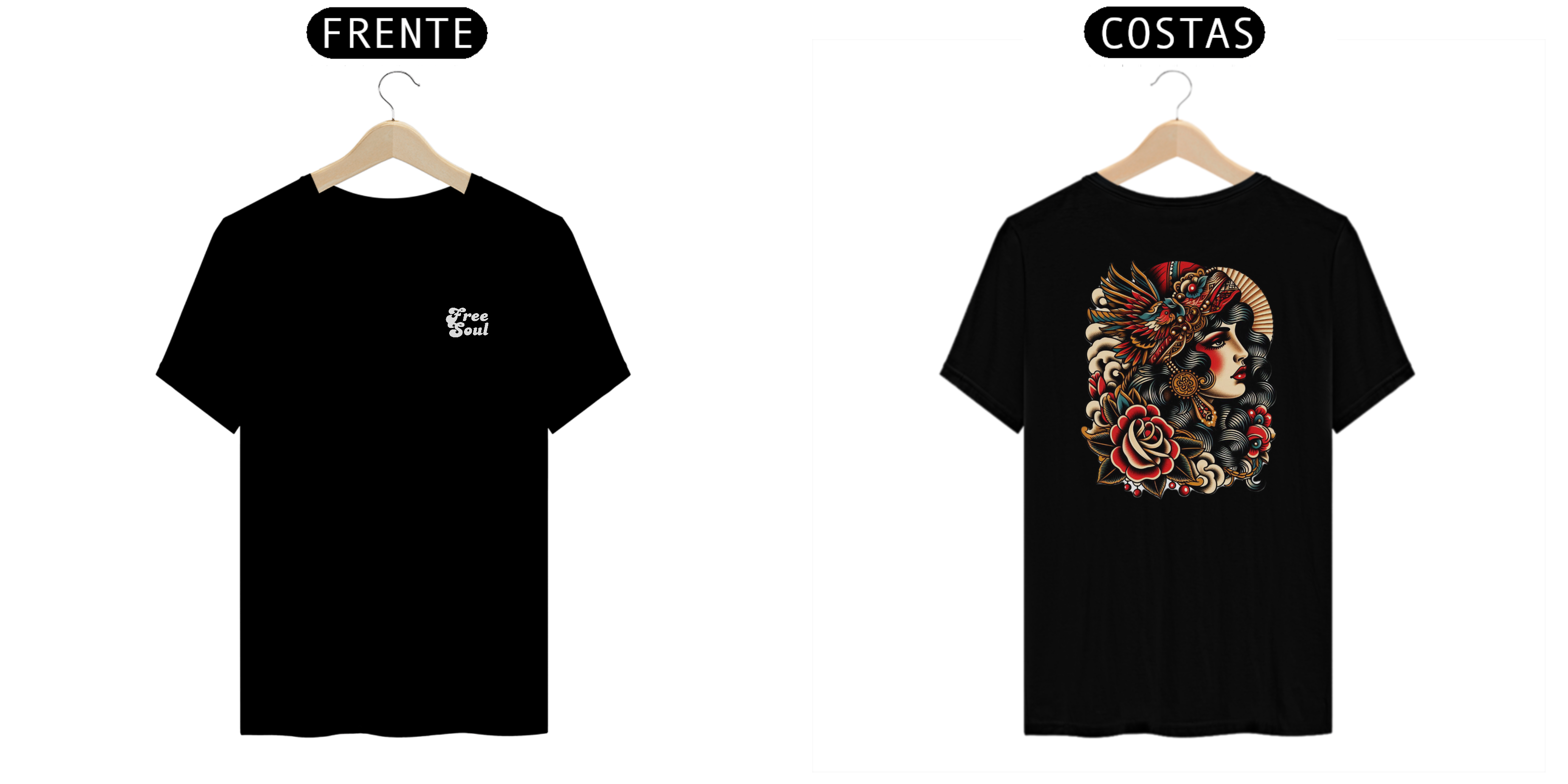 Camiseta Free Soul Edition Dark