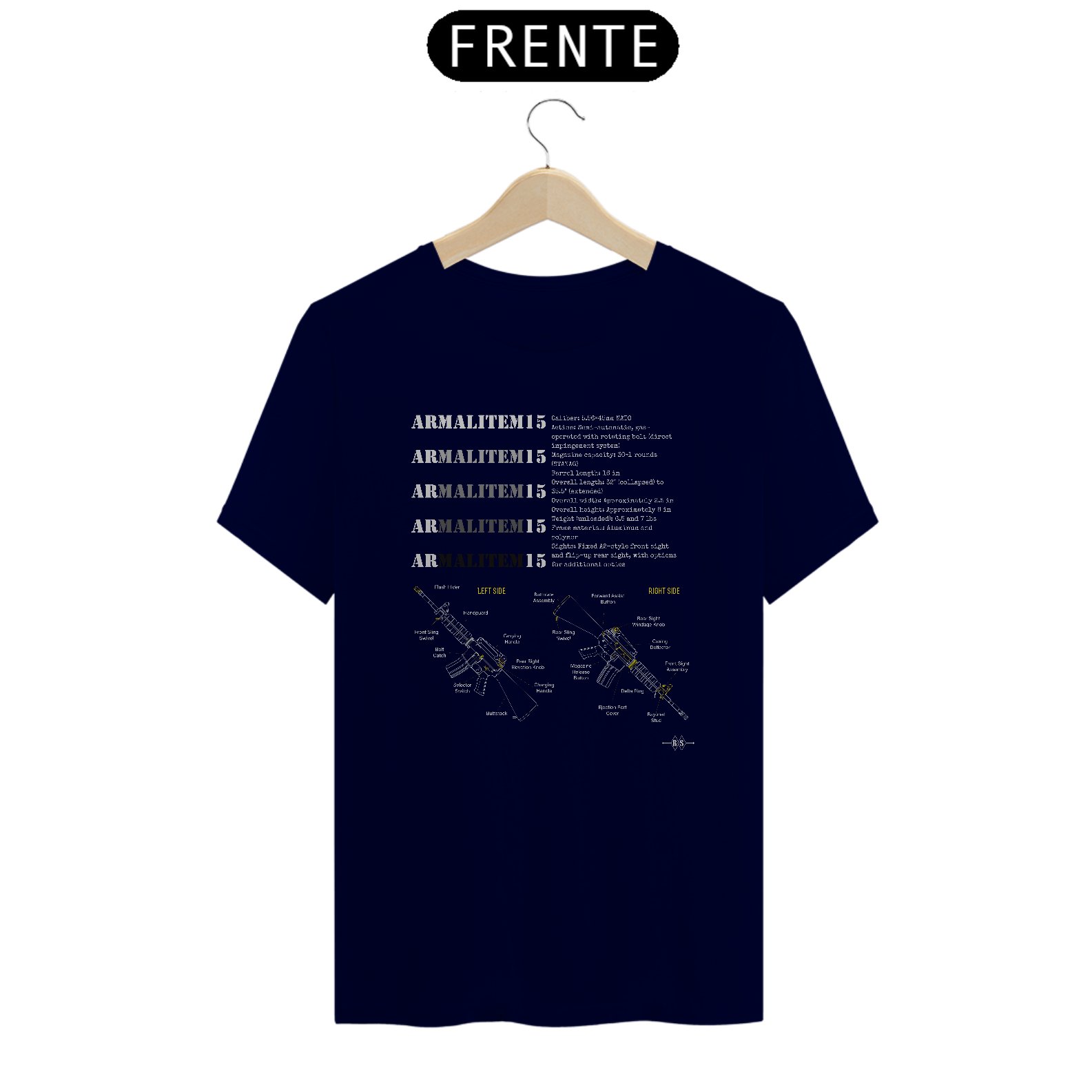 Camiseta AR15